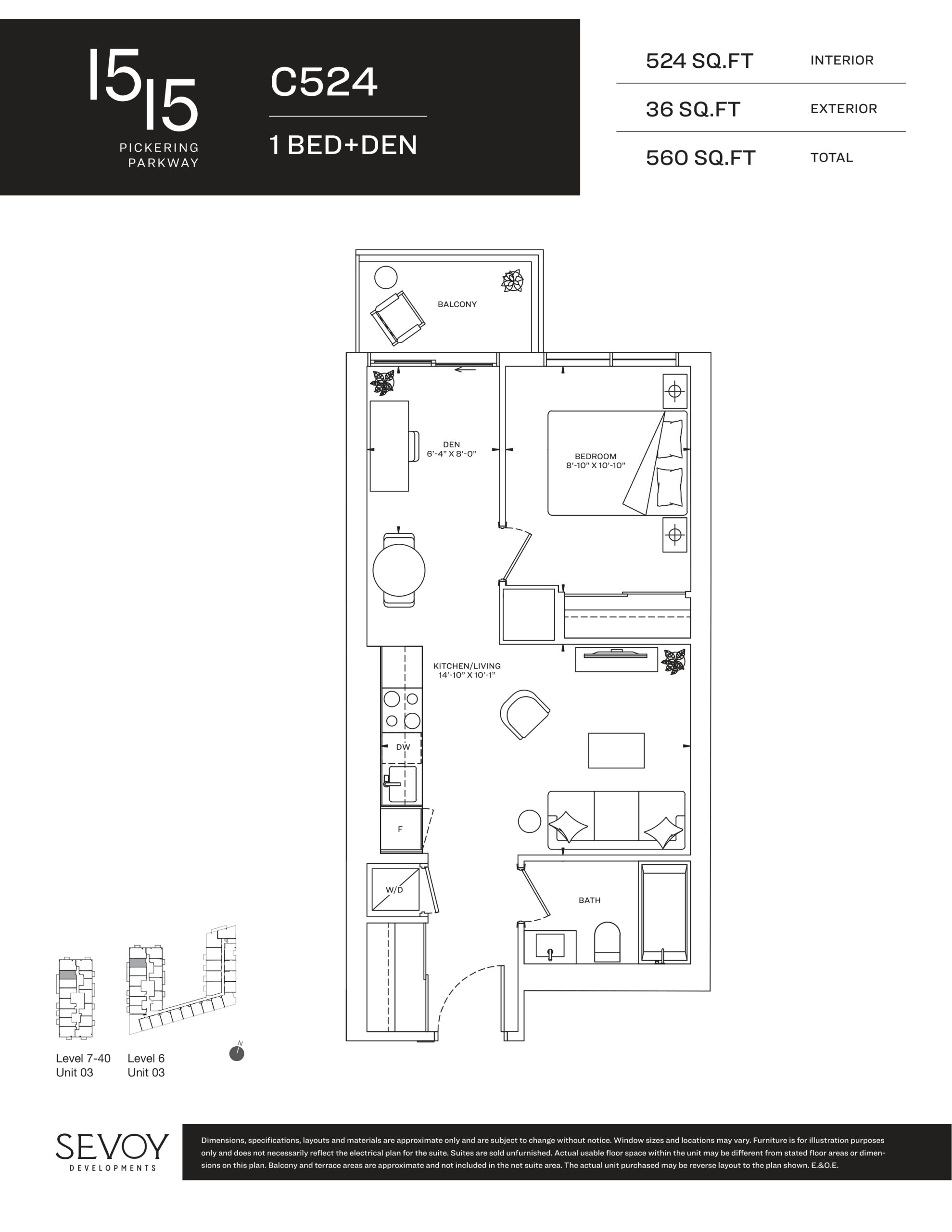 C524 floor plan