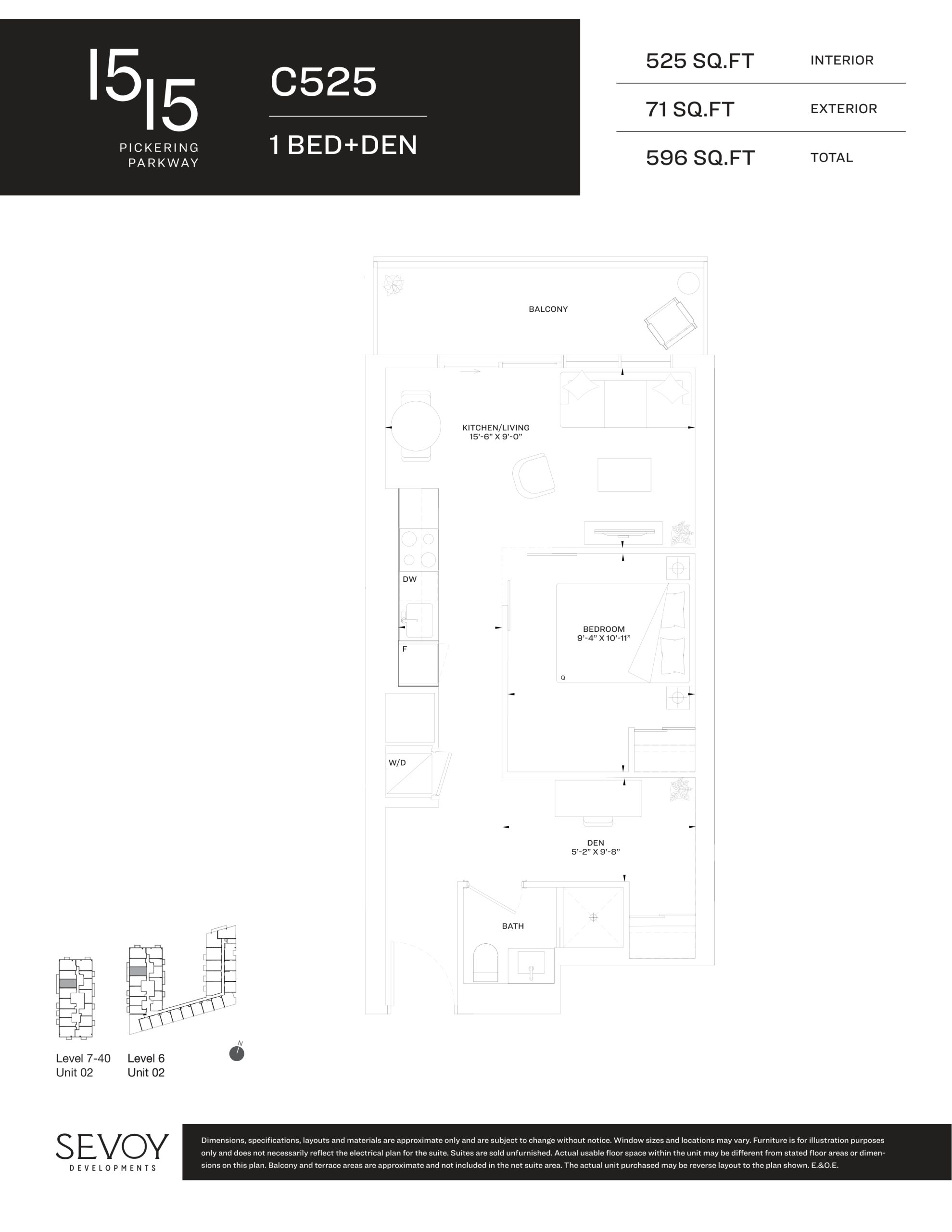 C525 floor plan