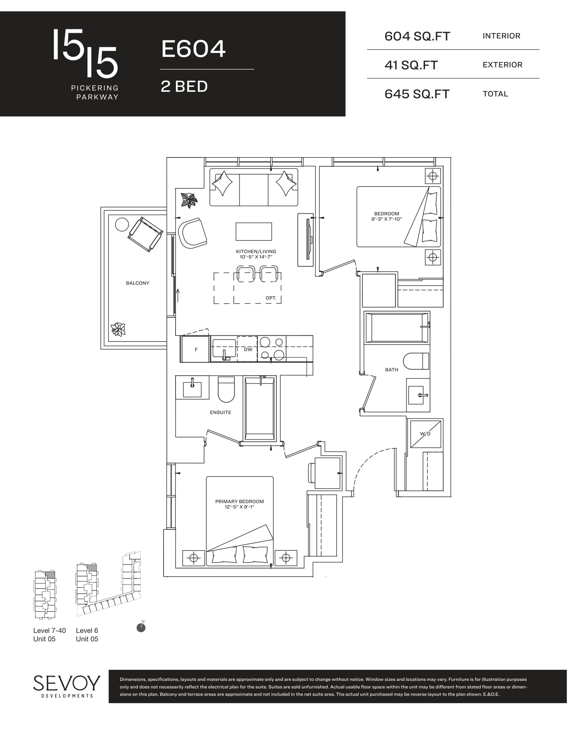 E604 floor plan