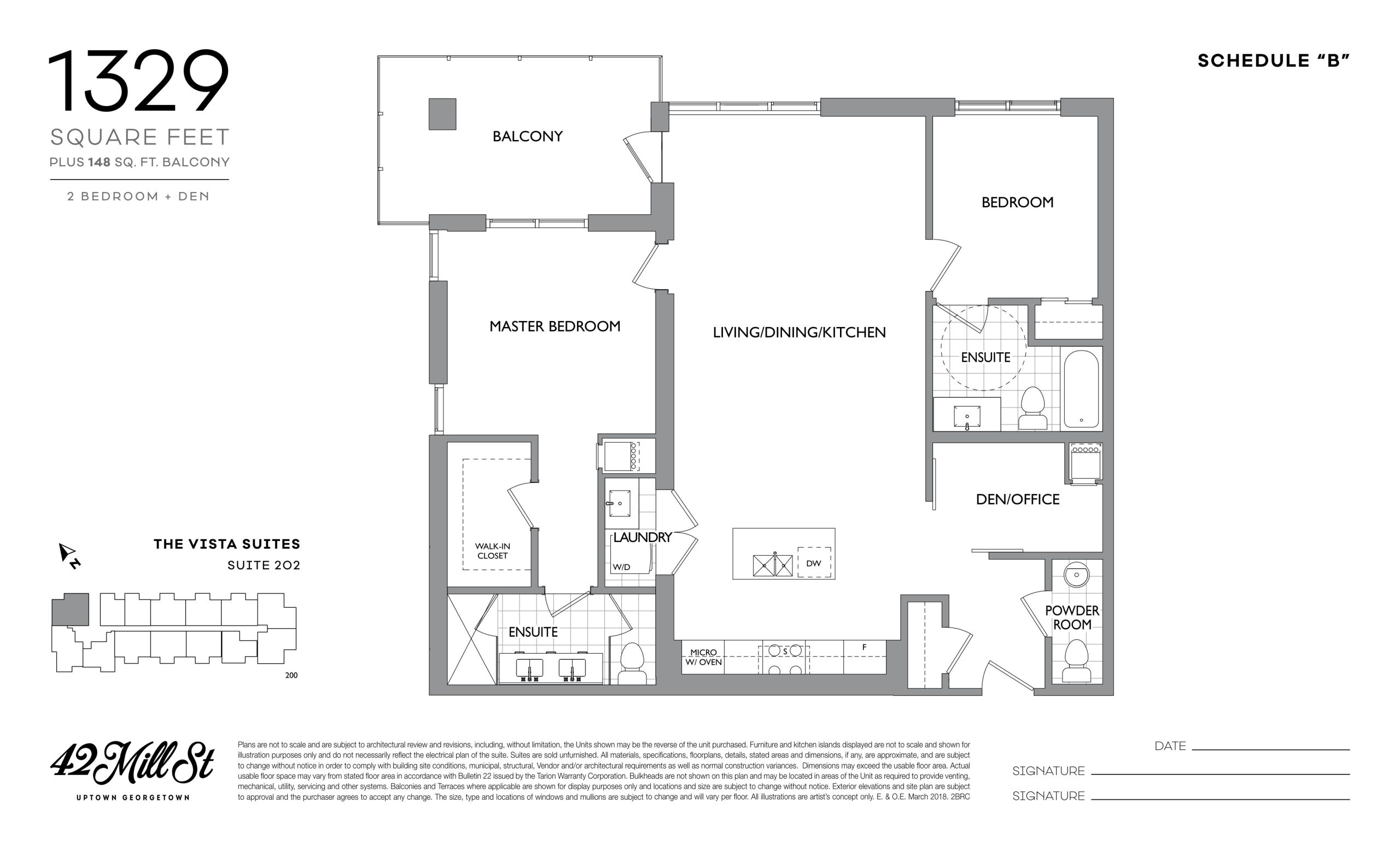 1329- The Vista Suites floor plan