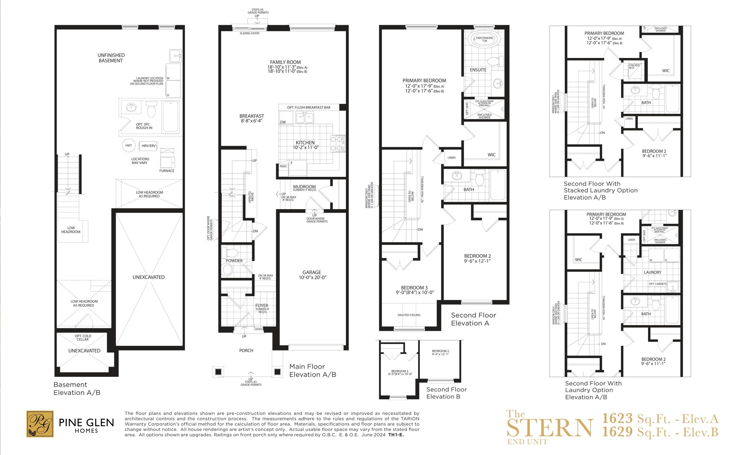 The Stern (End) floor plan