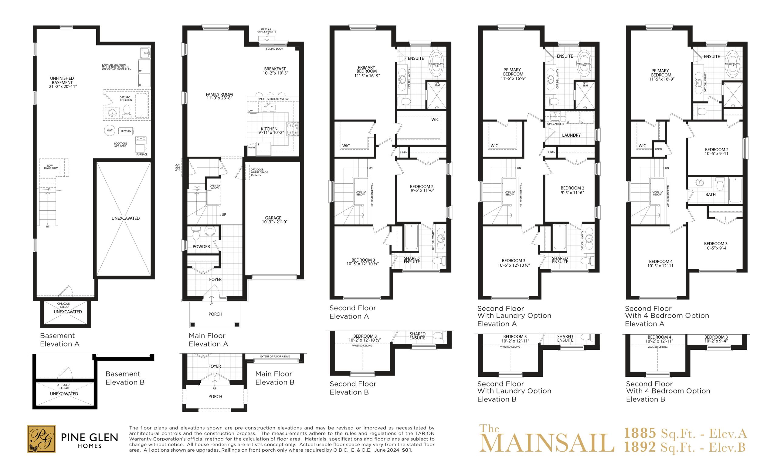 The Mainsail floor plan