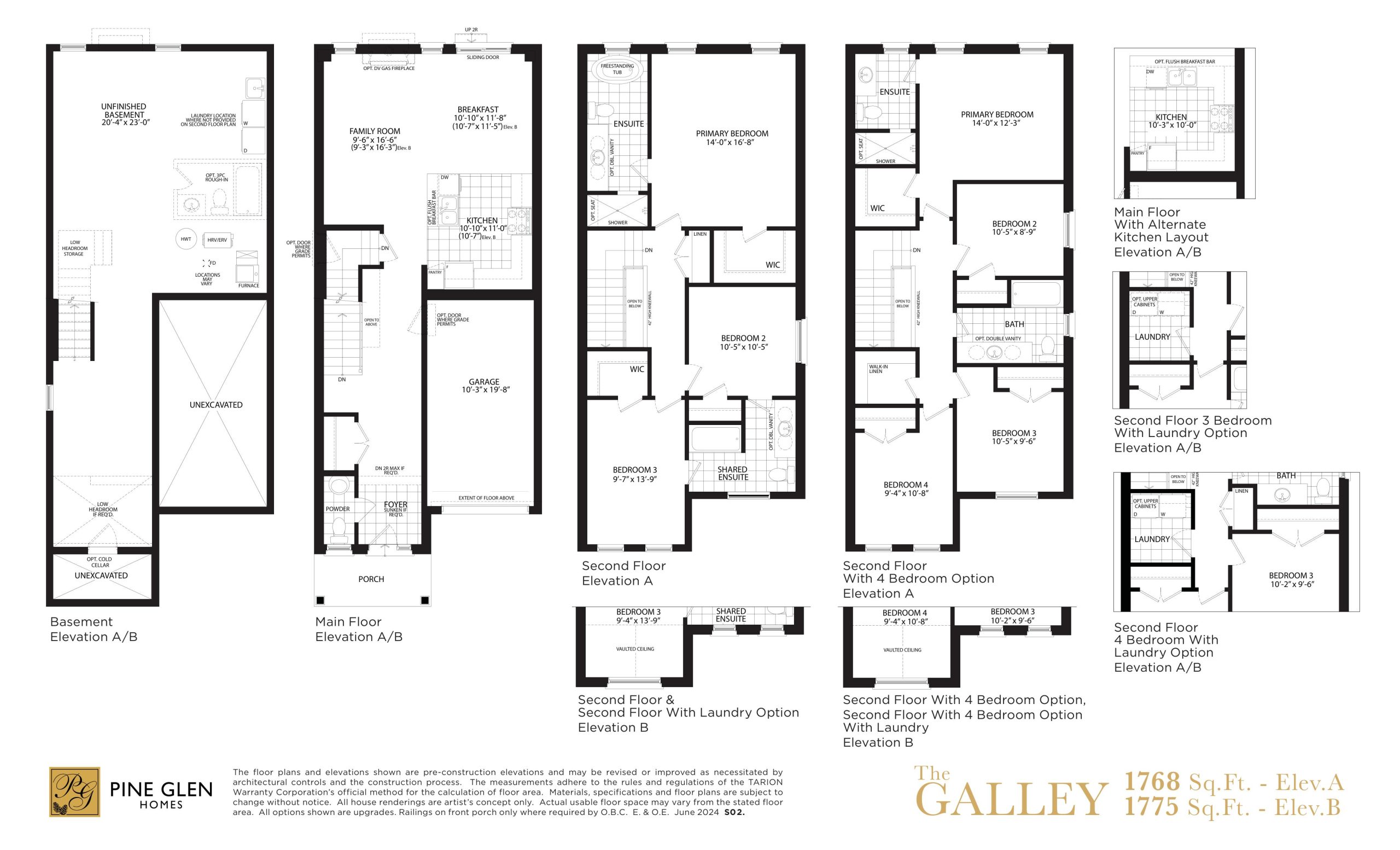 The Galley floor plan
