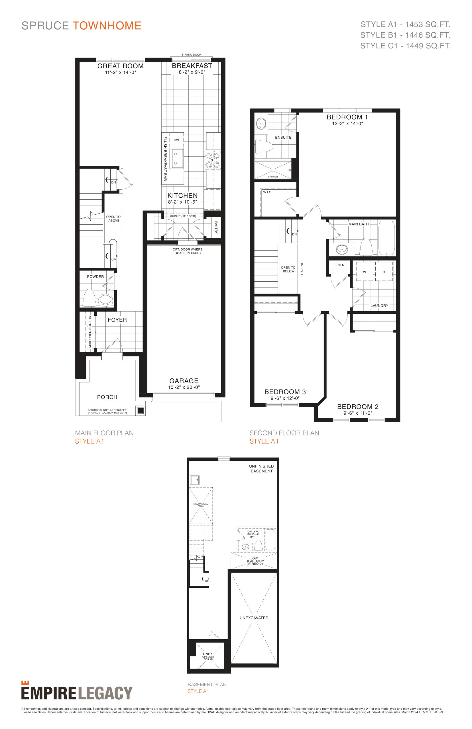 Spruce floor plan