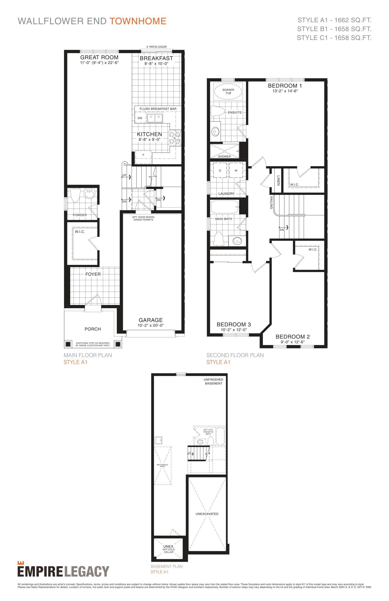 Wallflower End floor plan