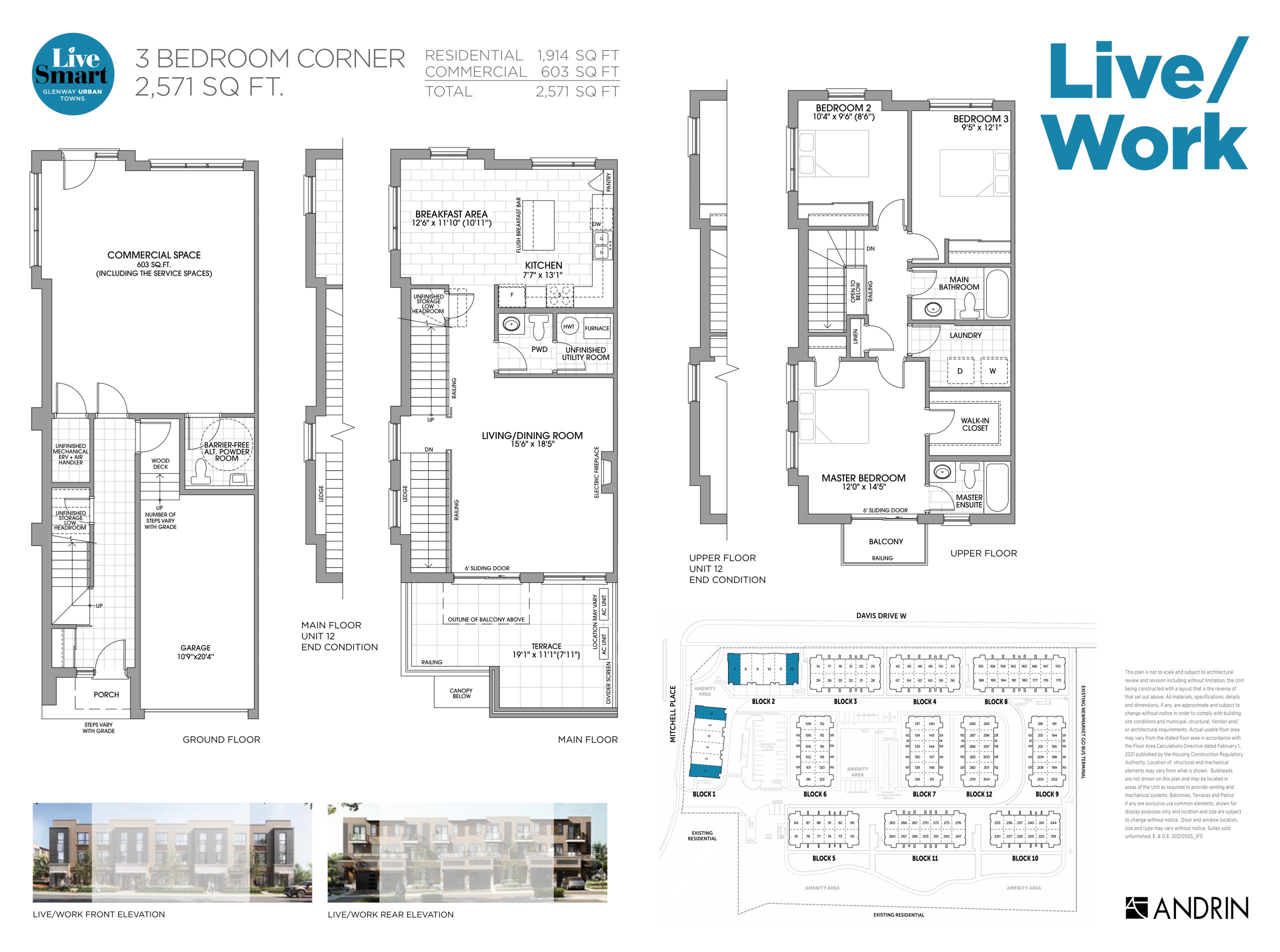 Live/Work Corner 1914 floor plan