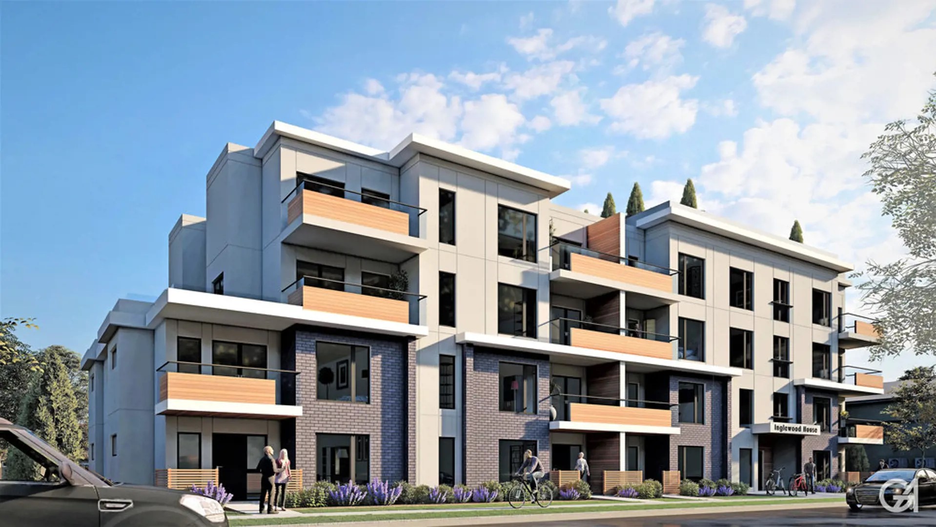 Inglewood Intersection 123 in Edmonton — rendering 1