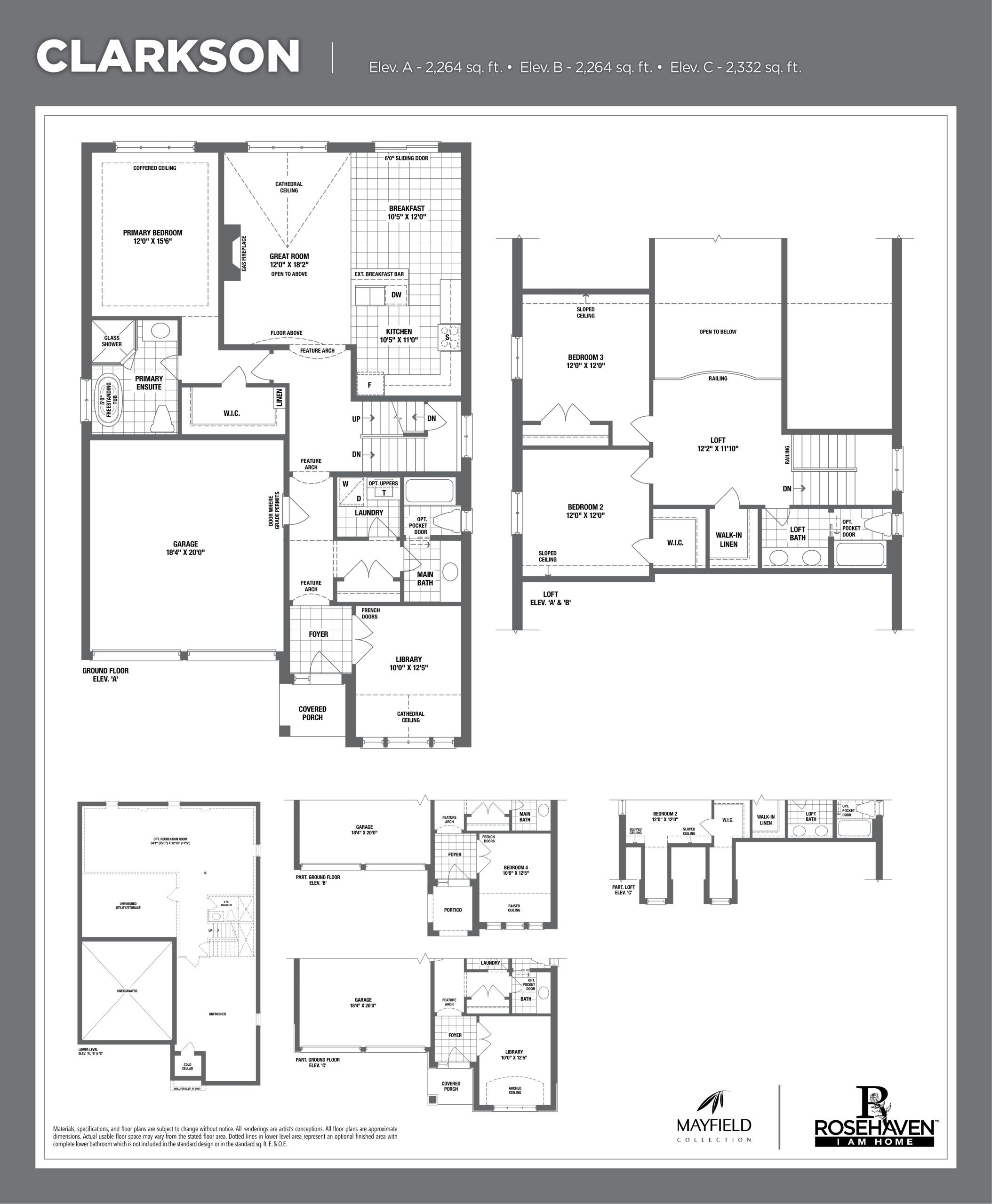 Clarkson floor plan