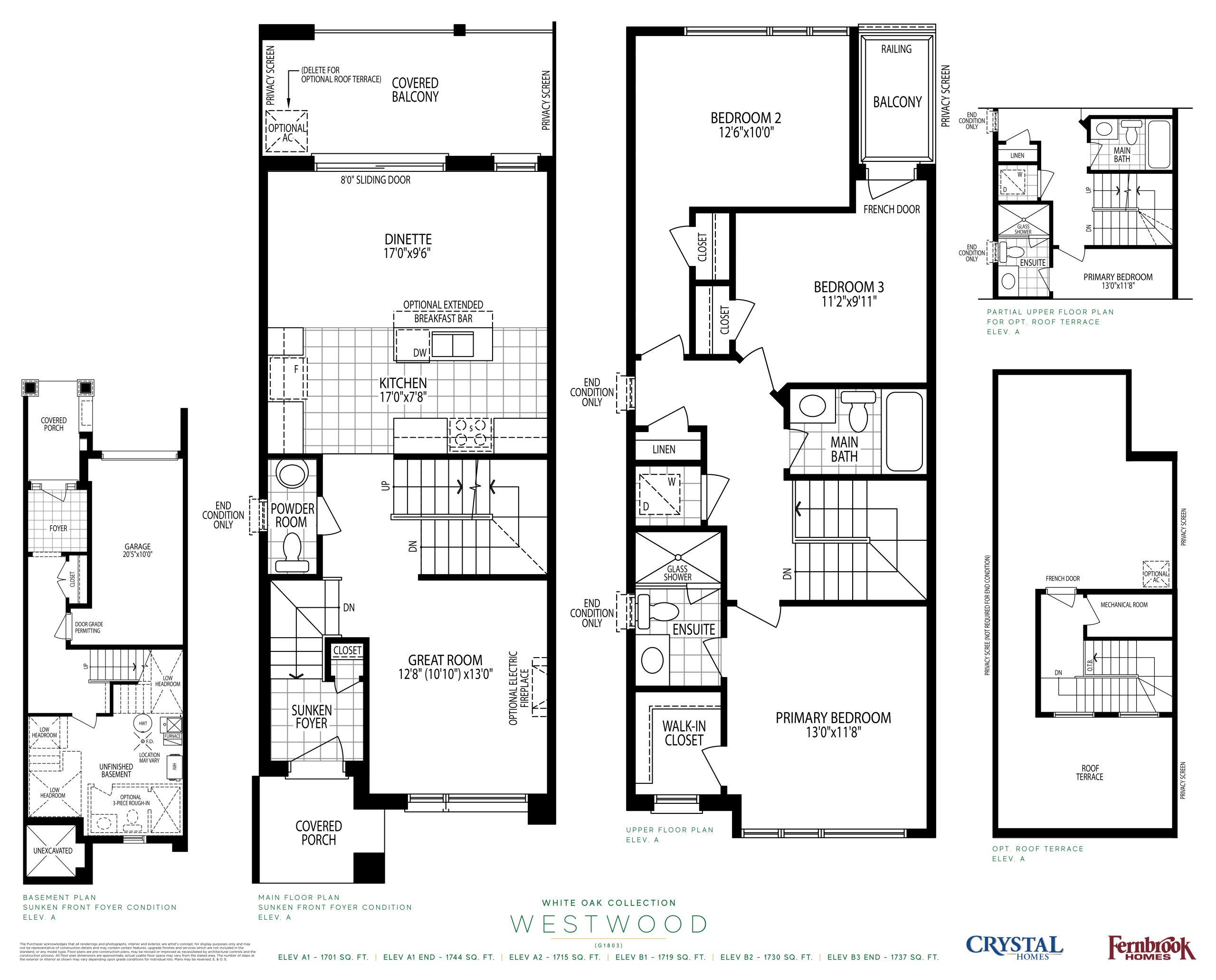Westwood - White Oak Collection (Phase 2) floor plan