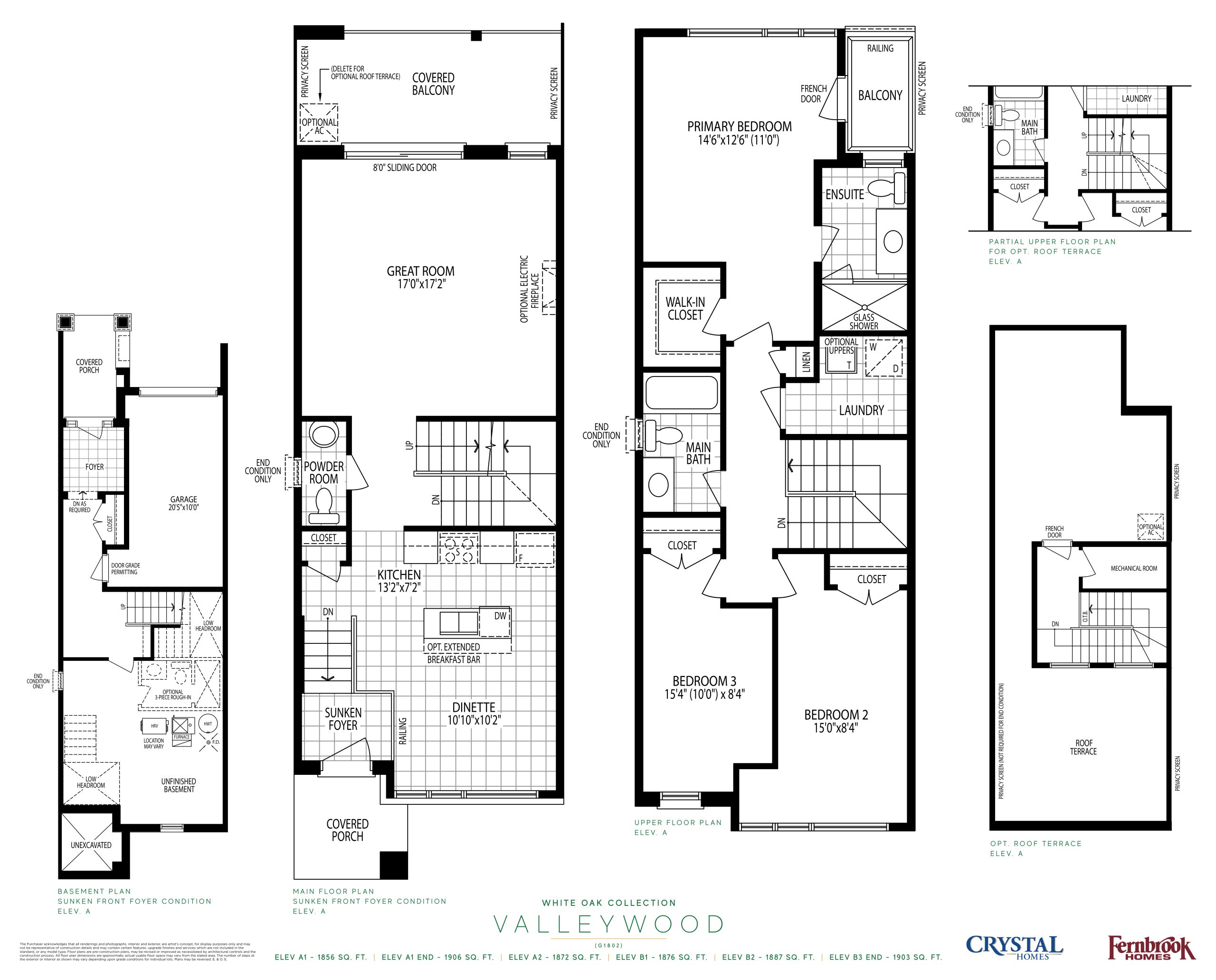 Valleywood - White Oak Collection (Phase 2) floor plan