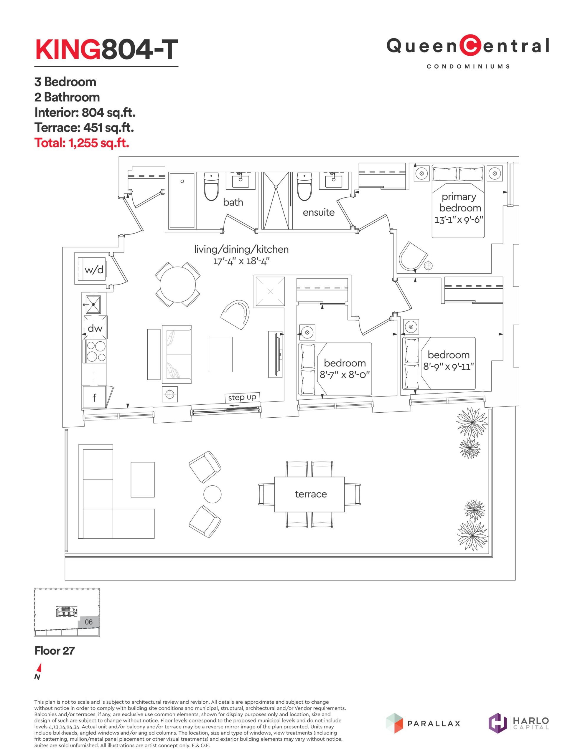 King 804-T floor plan