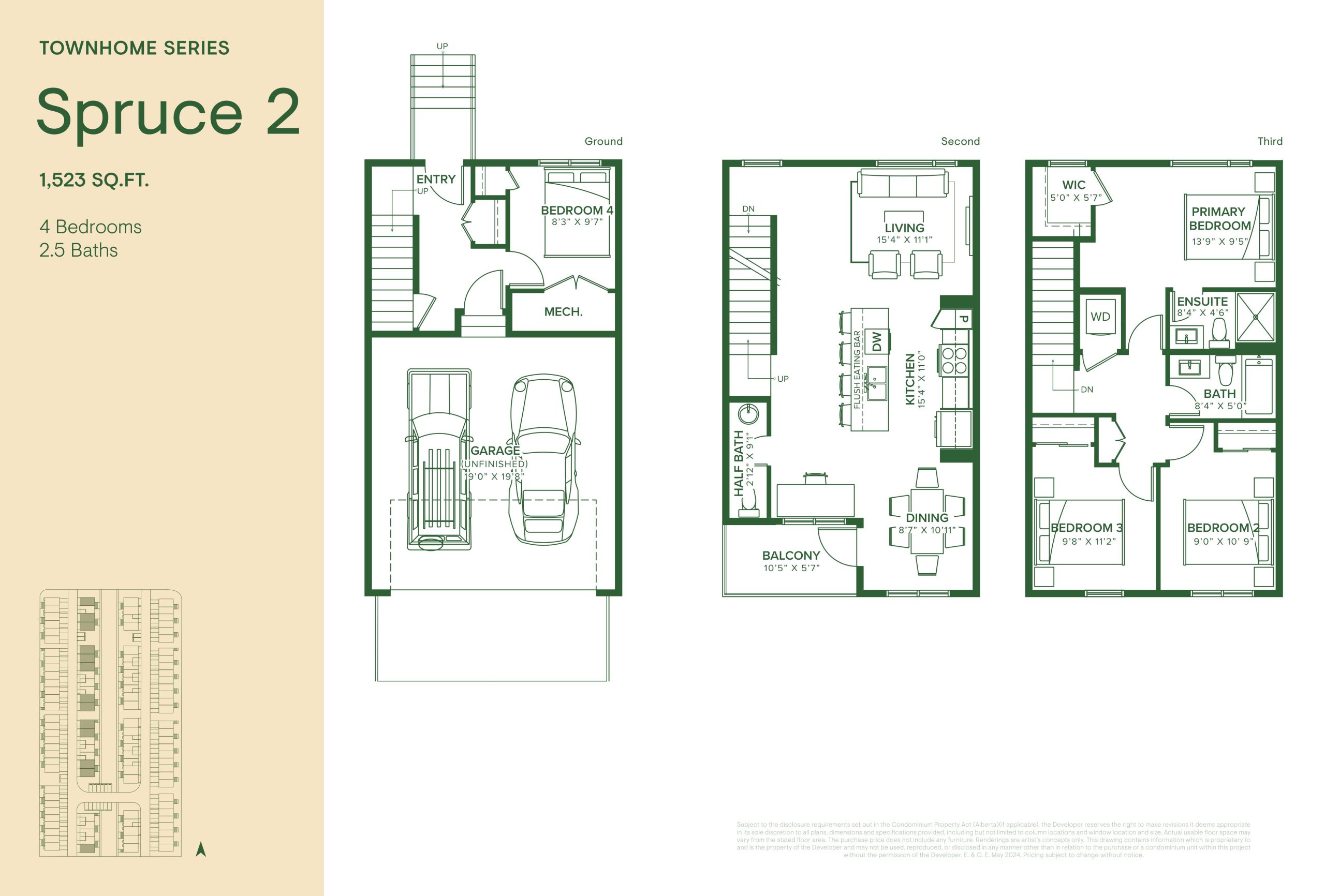 Spruce 2 floor plan