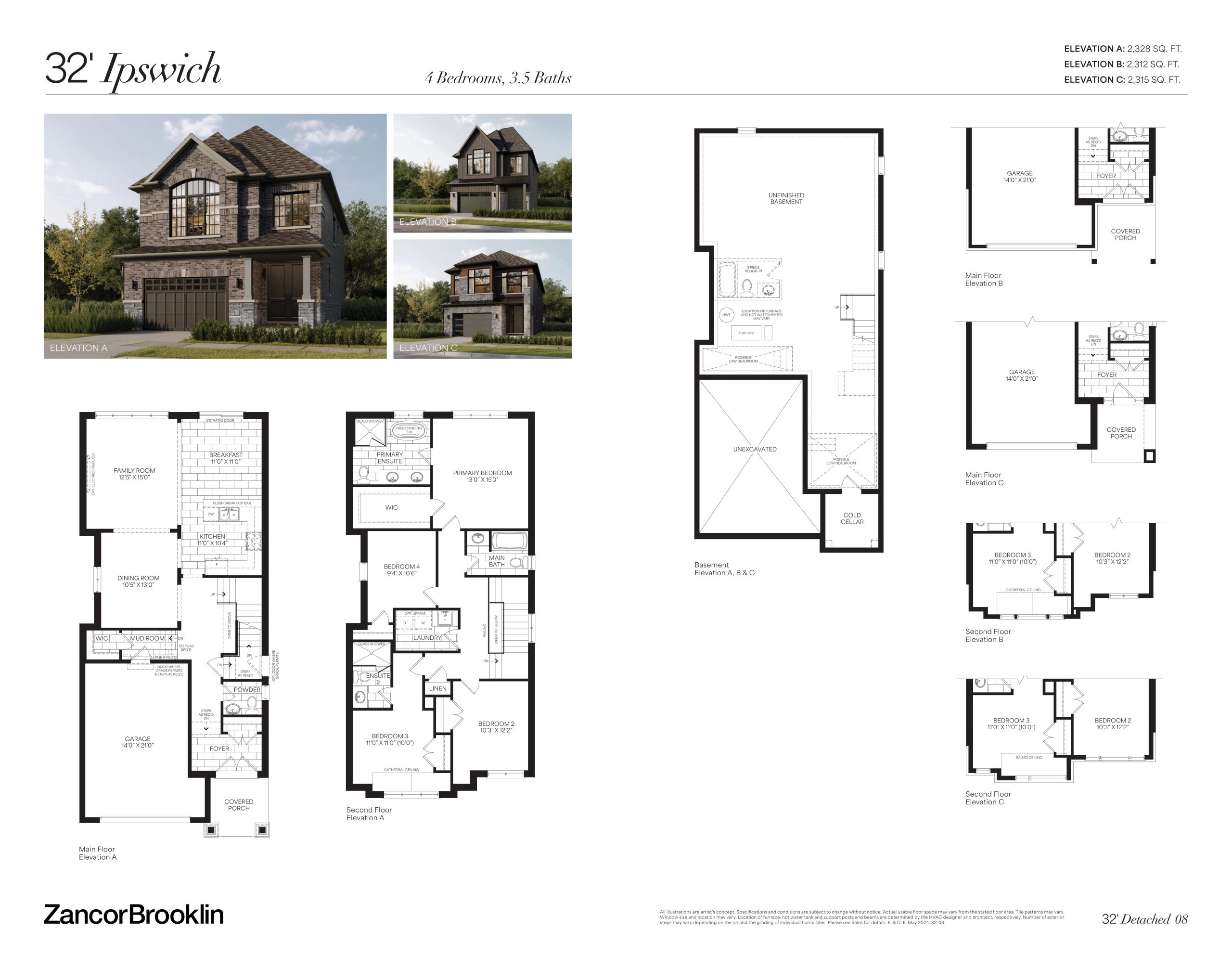 32' Ipswich floor plan