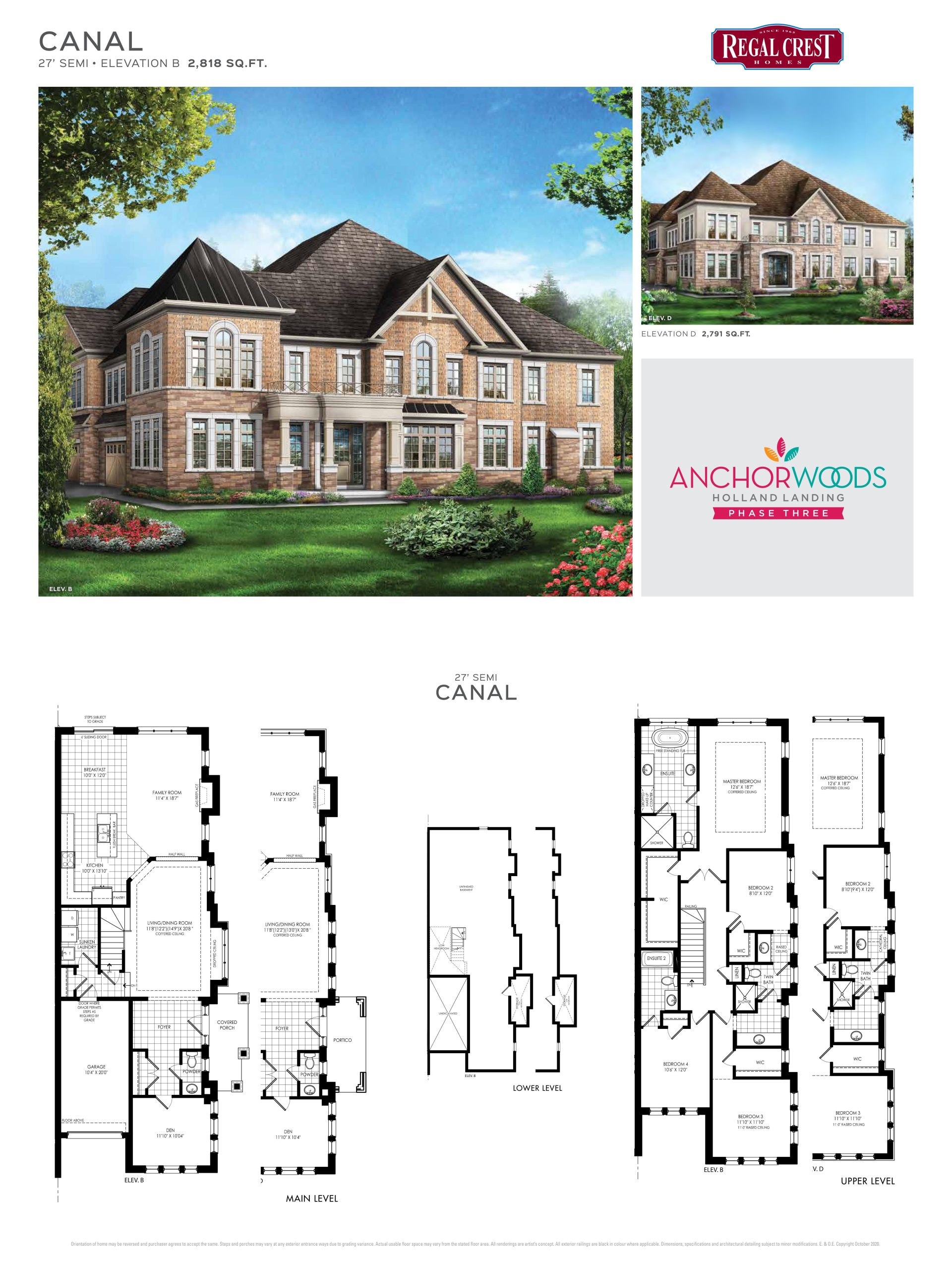 Canal floor plan