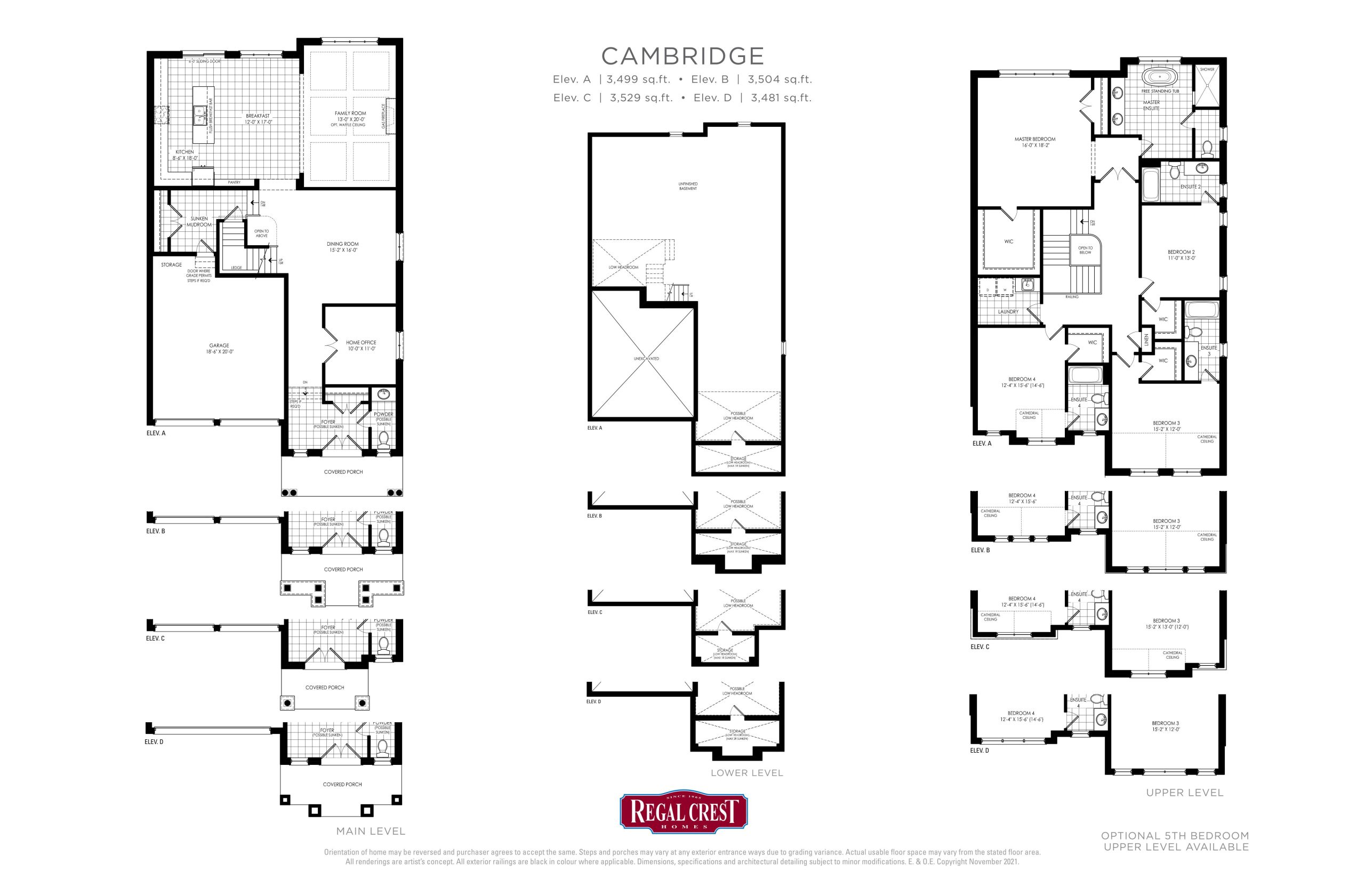 Cambridge floor plan