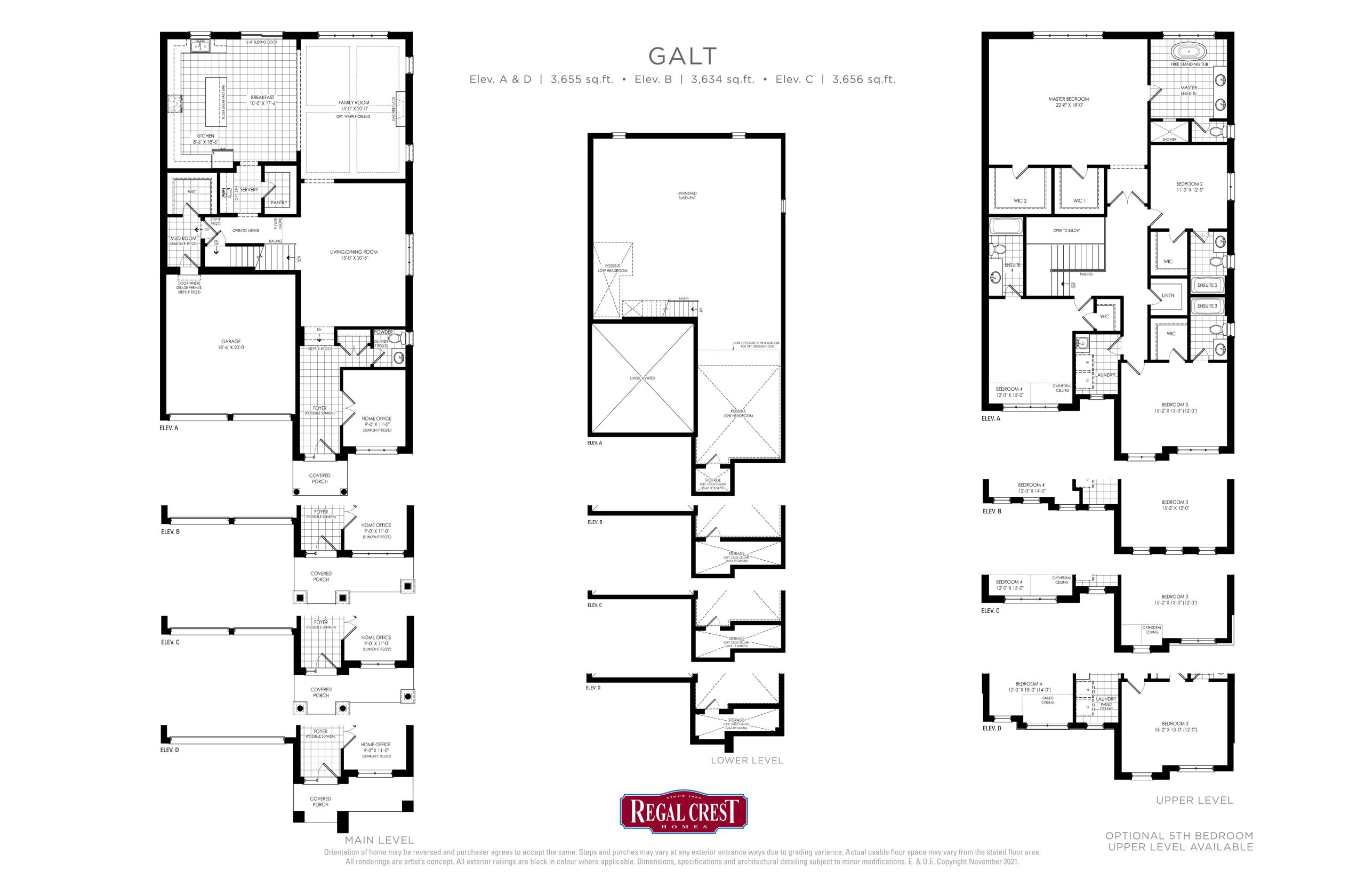 Galt floor plan