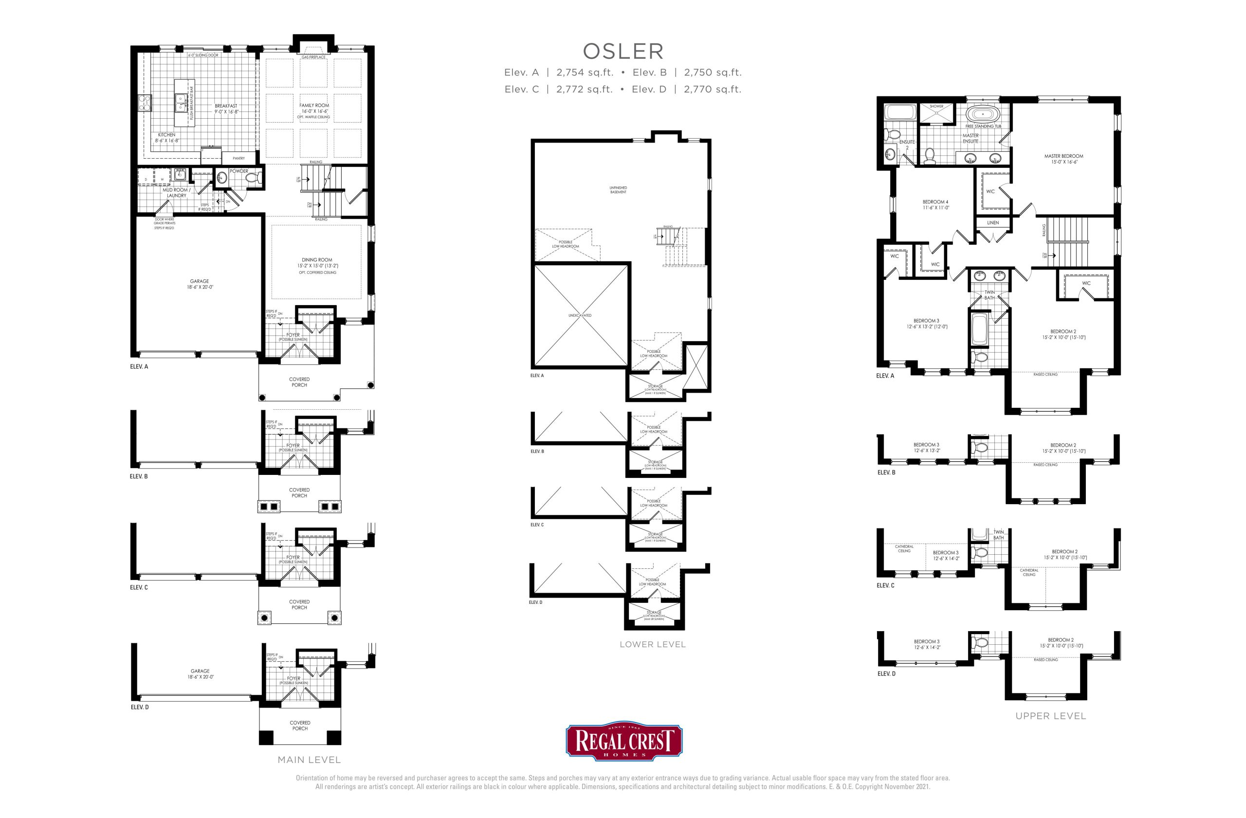 Osler floor plan