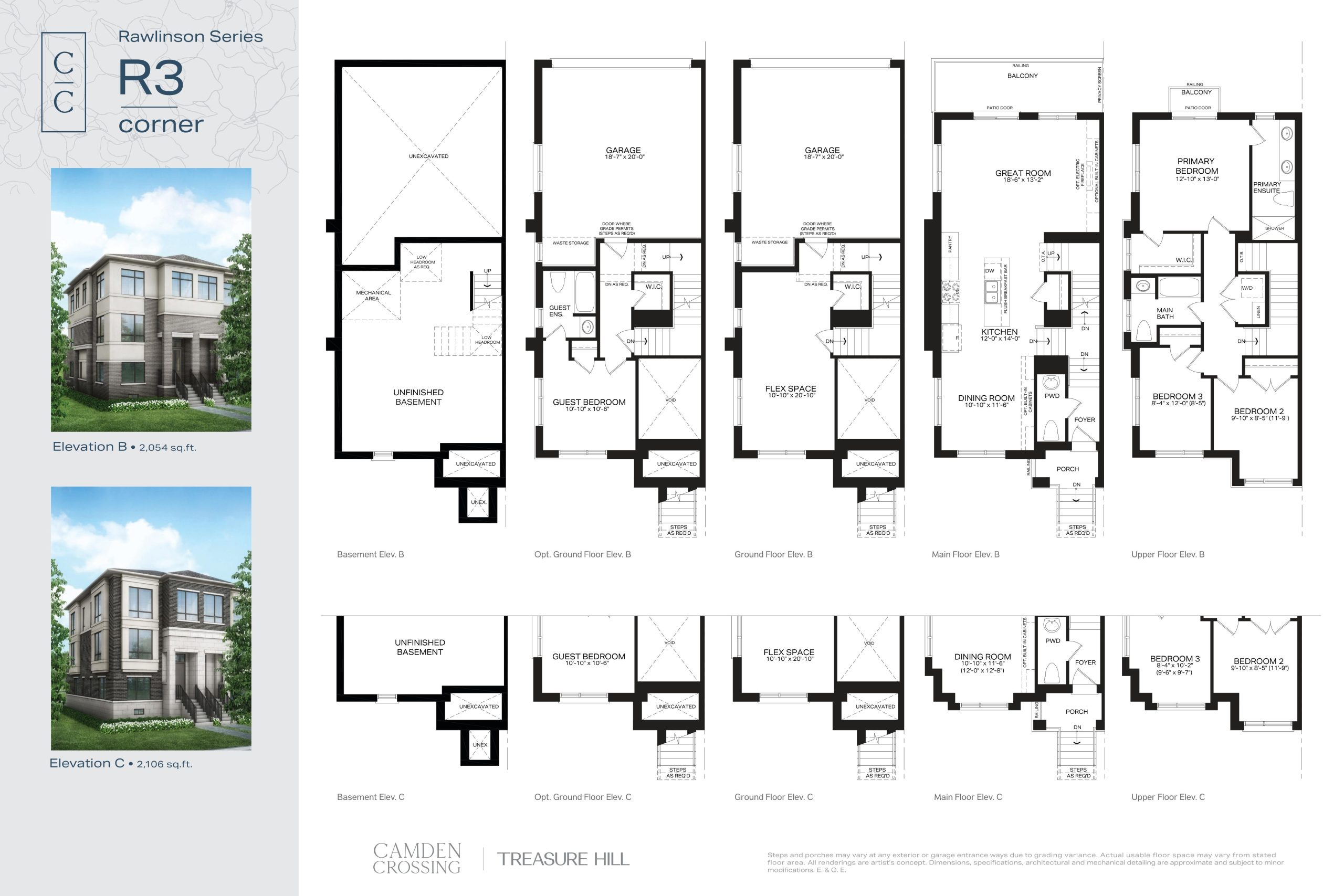 R3 Corner floor plan