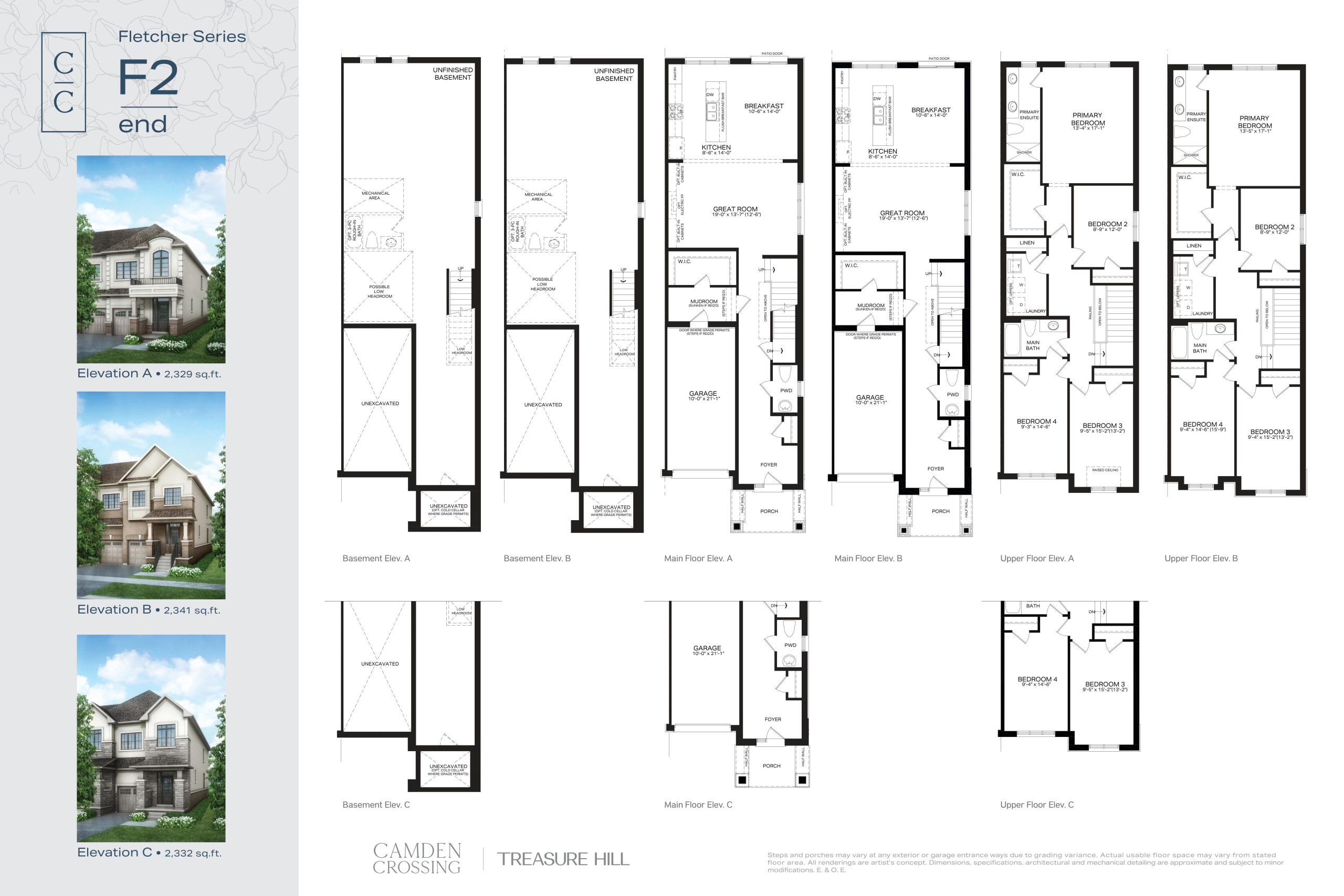 F2 End floor plan