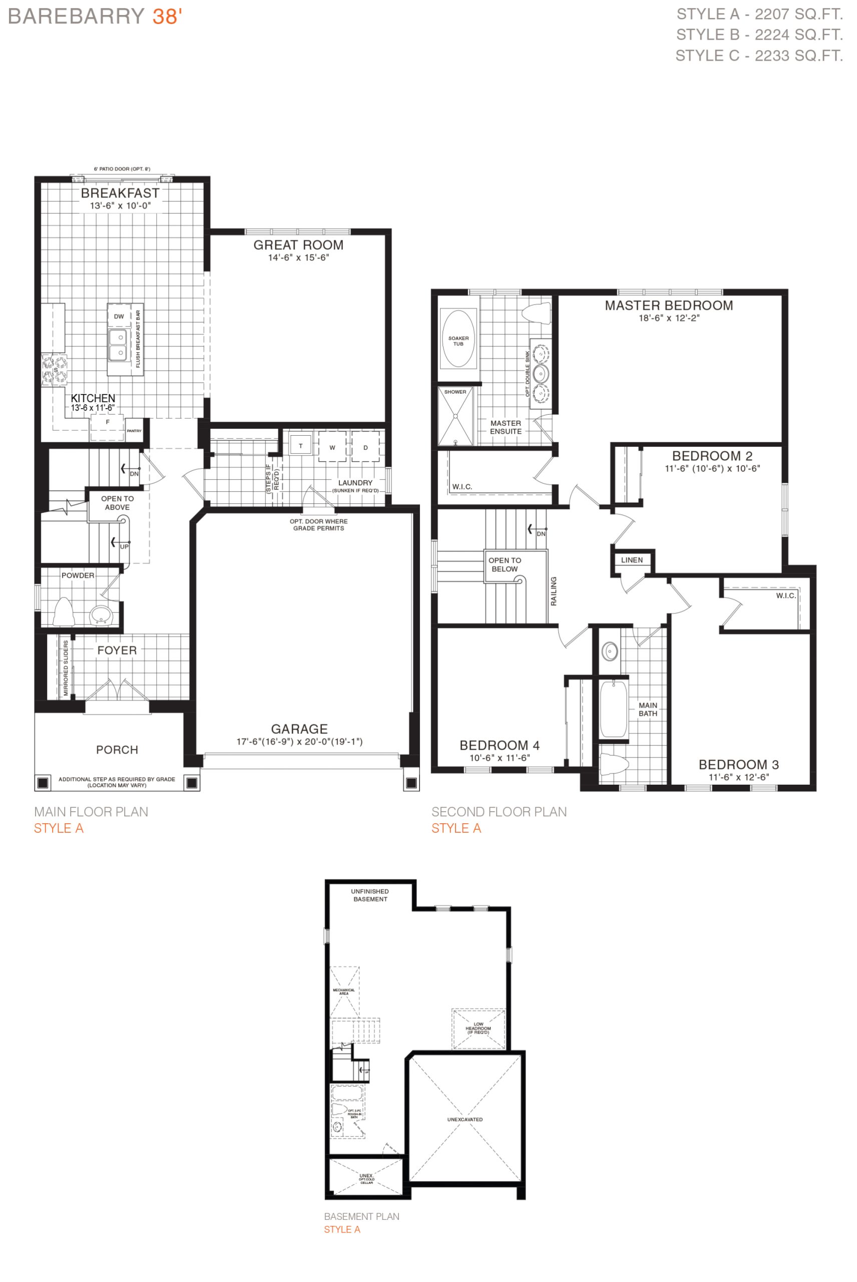 Barebarry 38' floor plan