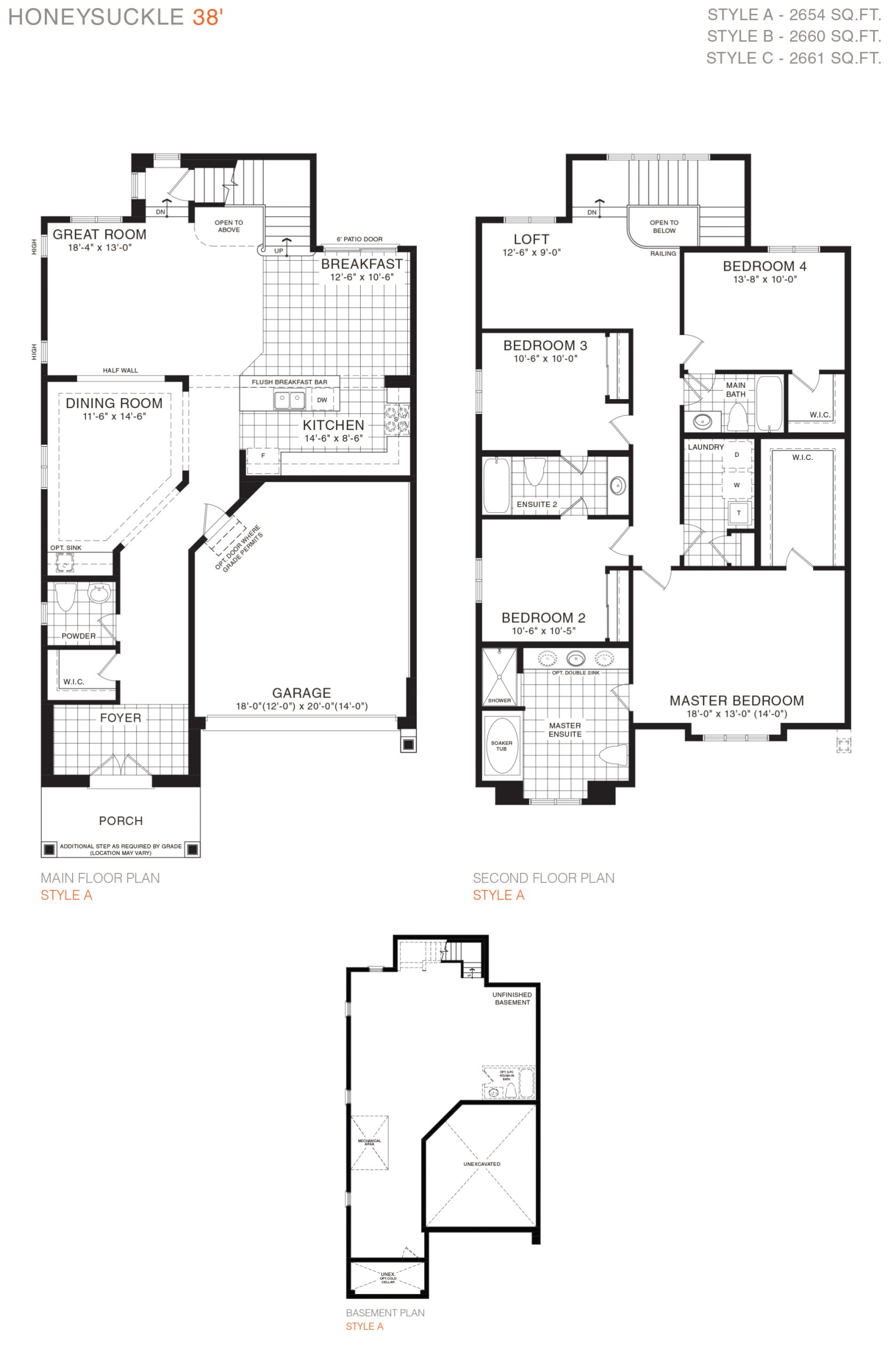 Honeysuckle 38' floor plan