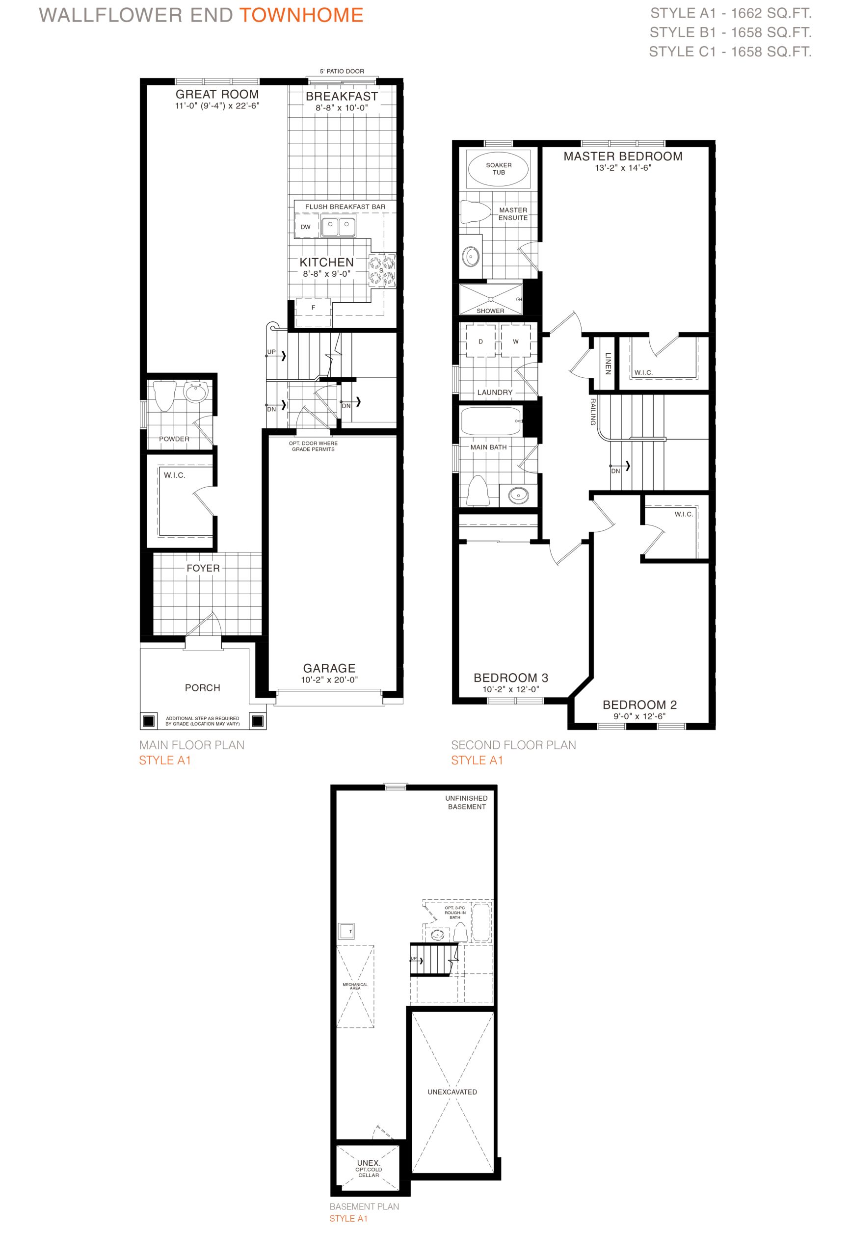 Wallflower End floor plan
