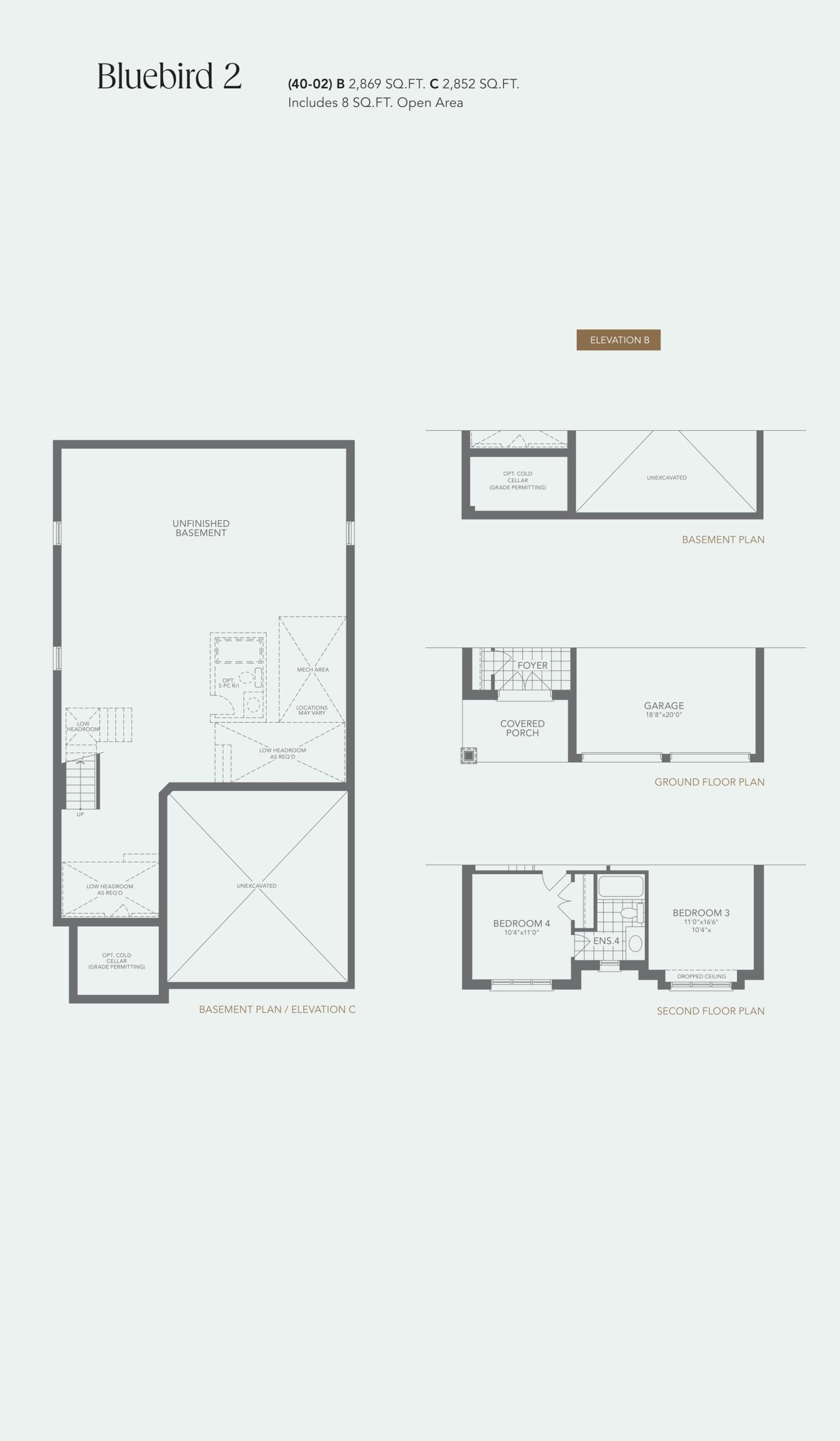 Bluebird 2 floor plan