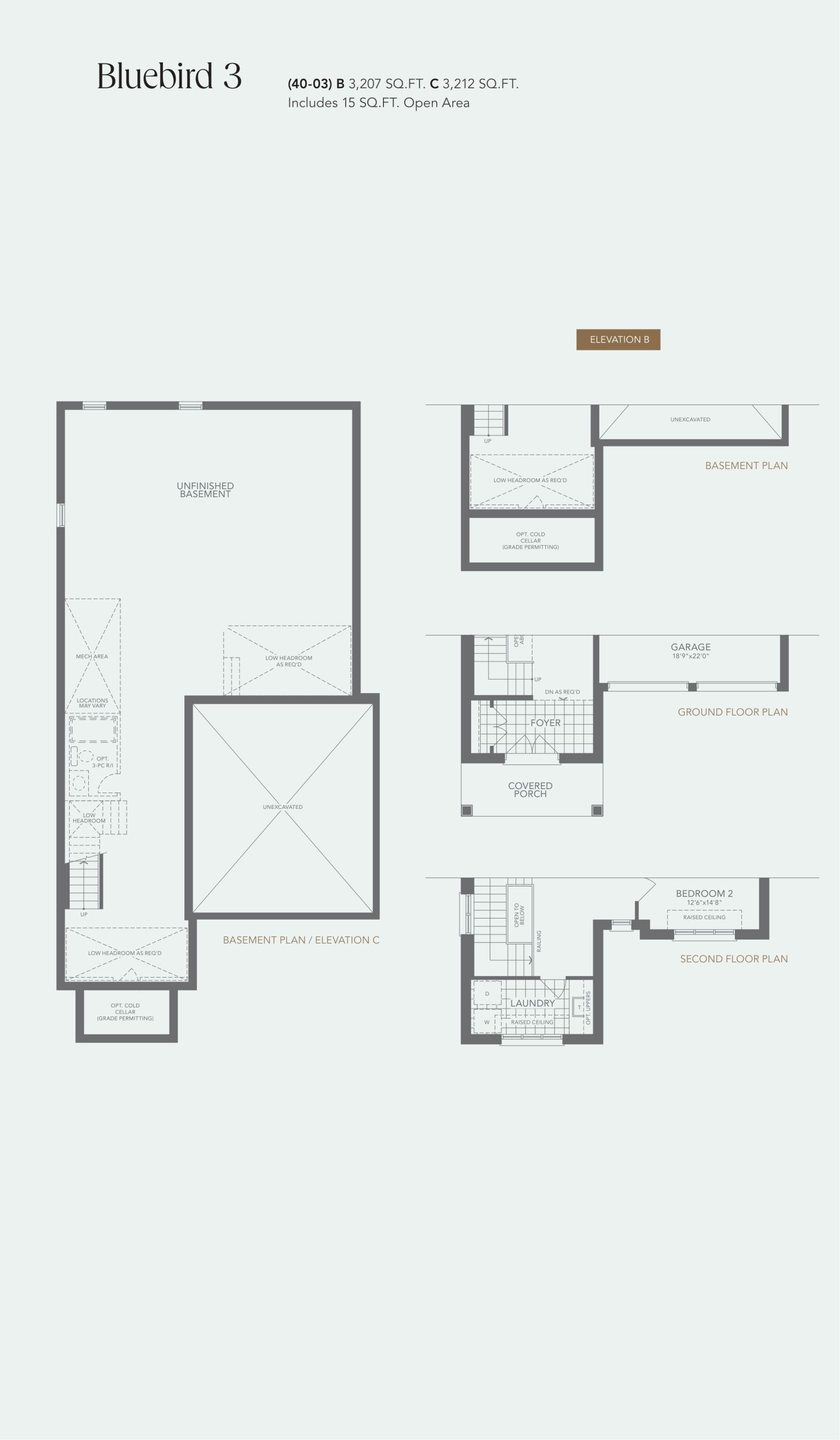 Bluebird 3 floor plan