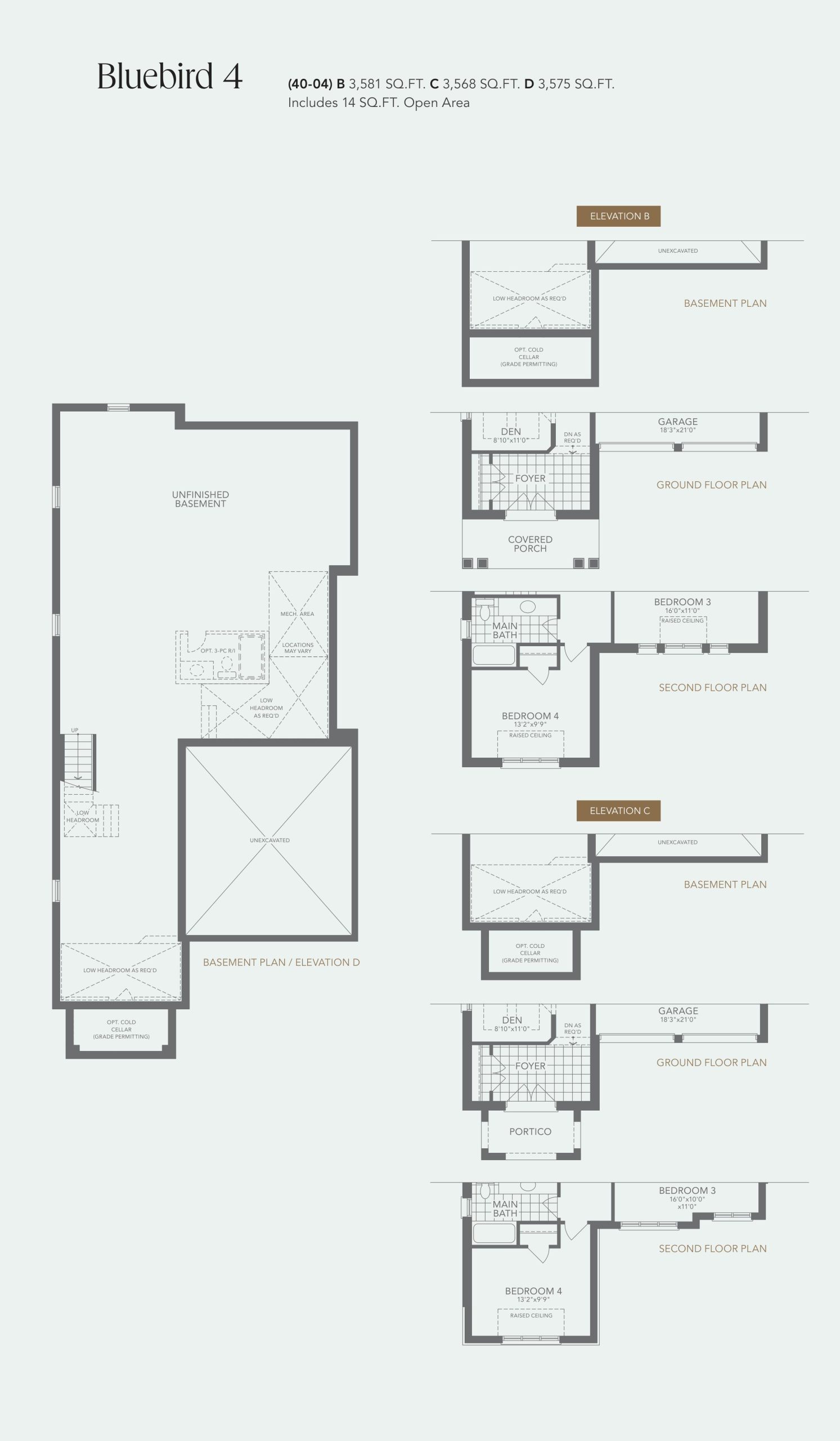 Bluebird 4 floor plan