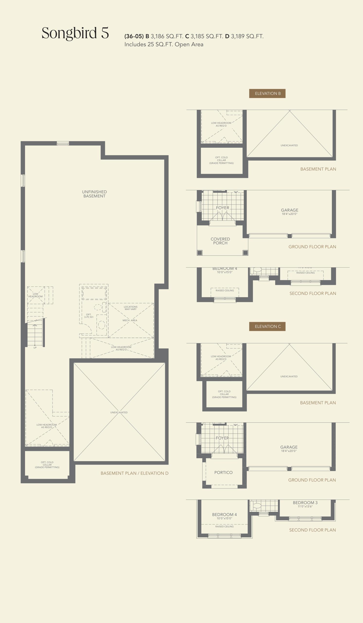 Songbird 5 floor plan