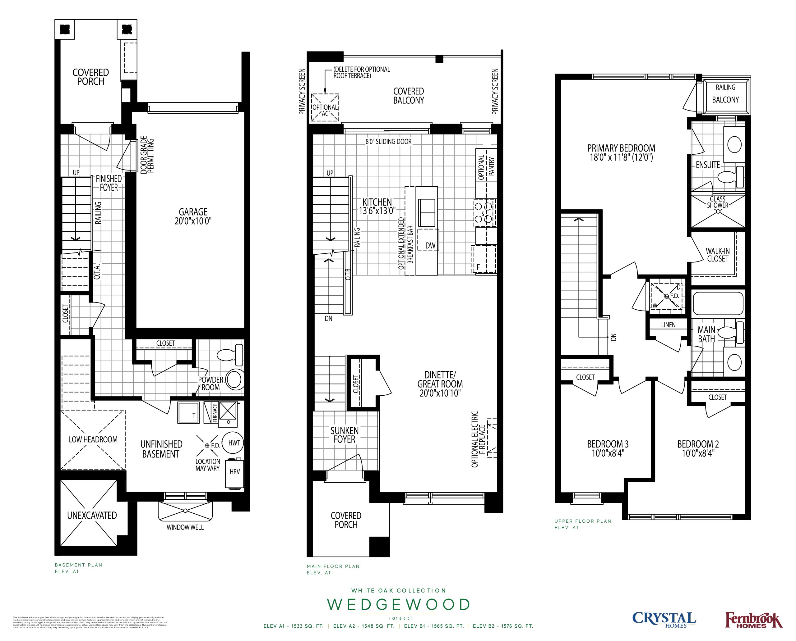 Wedgewood - White Oak Collection (Phase 2) floor plan