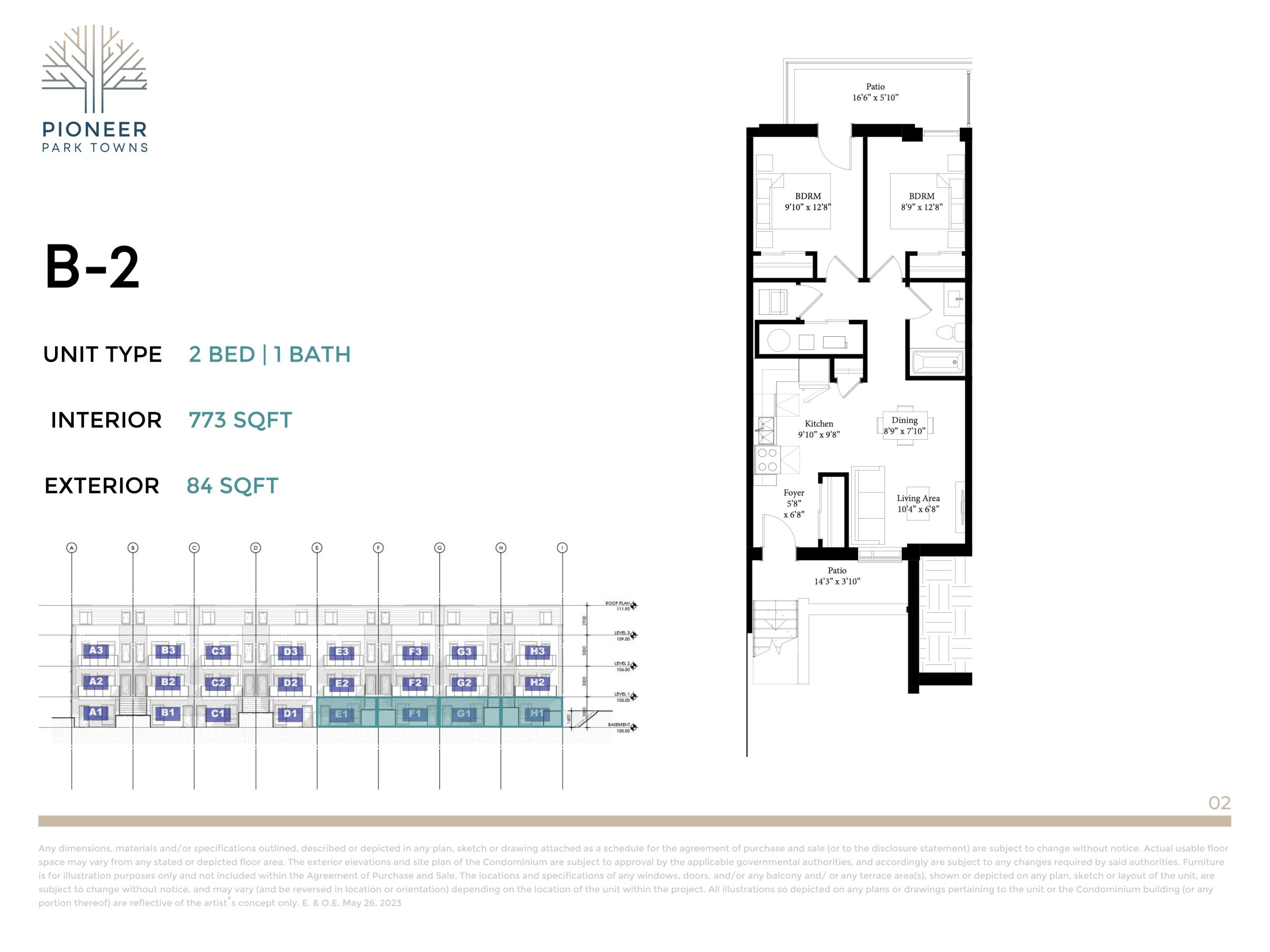 B-2 floor plan