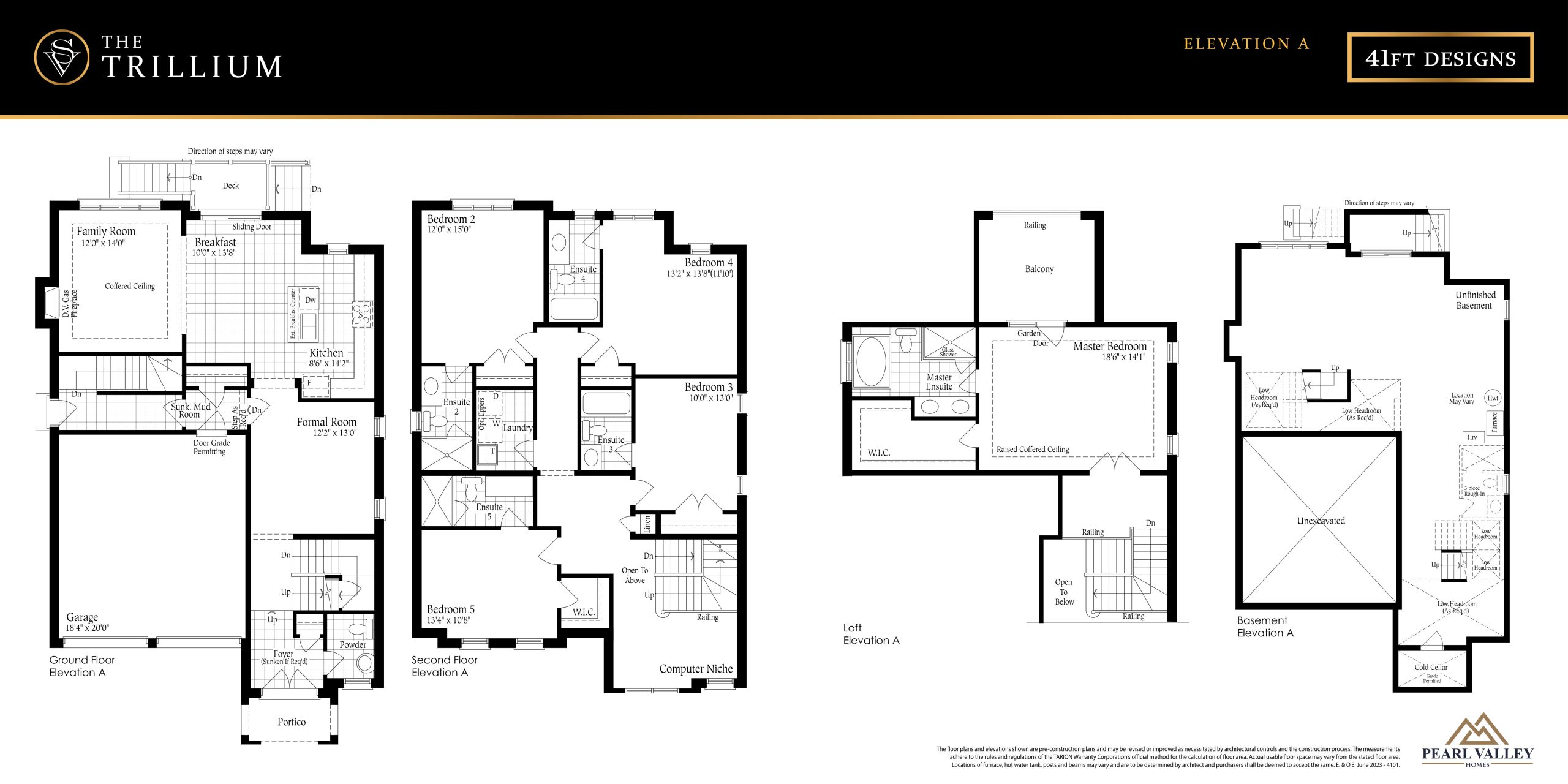 The Trillium floor plan