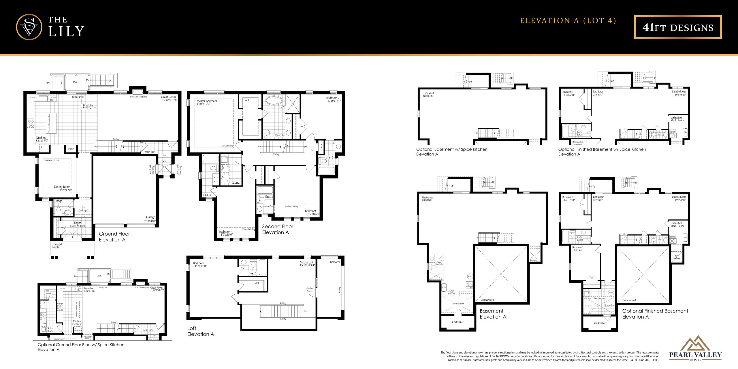 The Lily floor plan