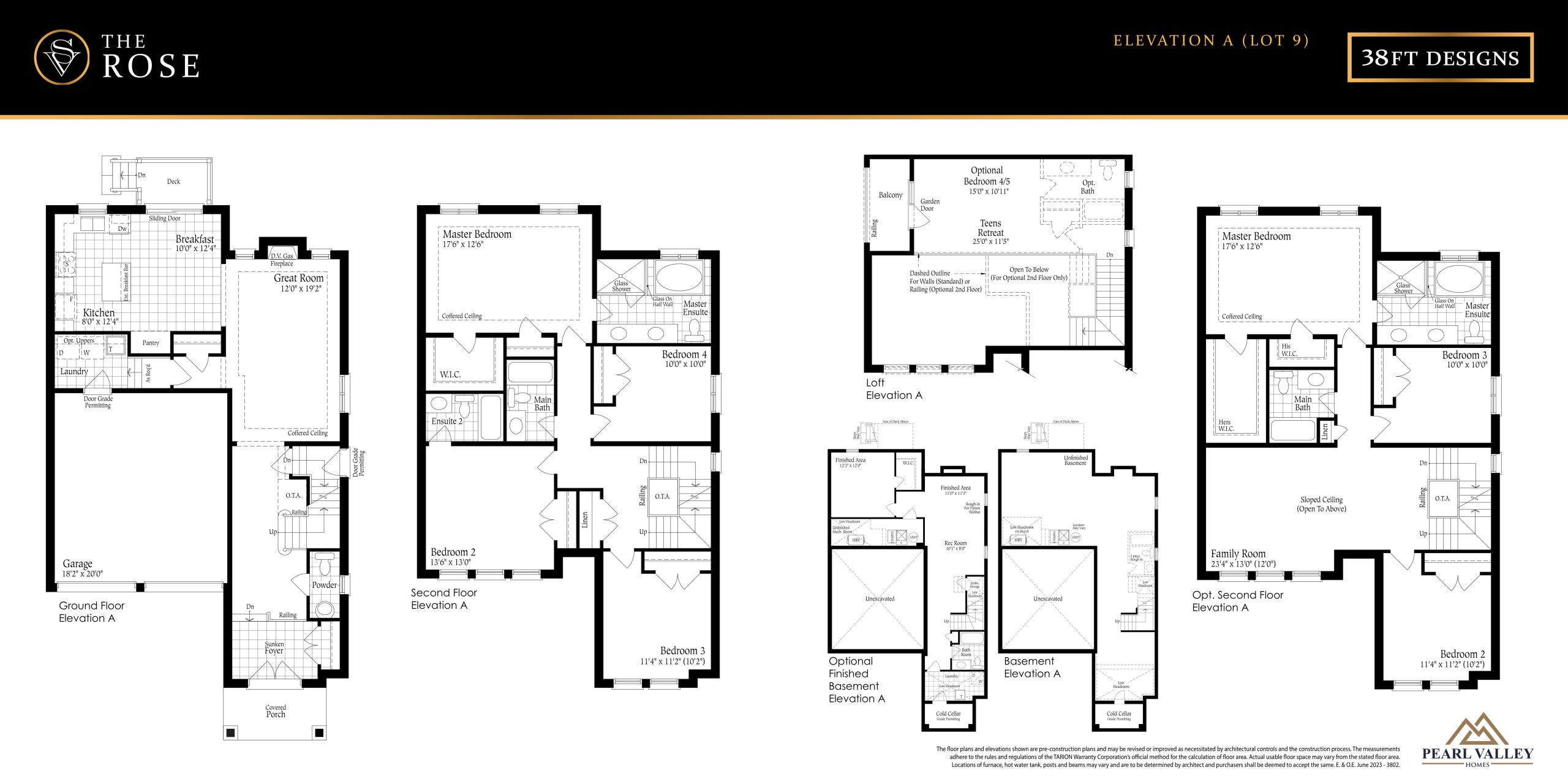 The Rose floor plan