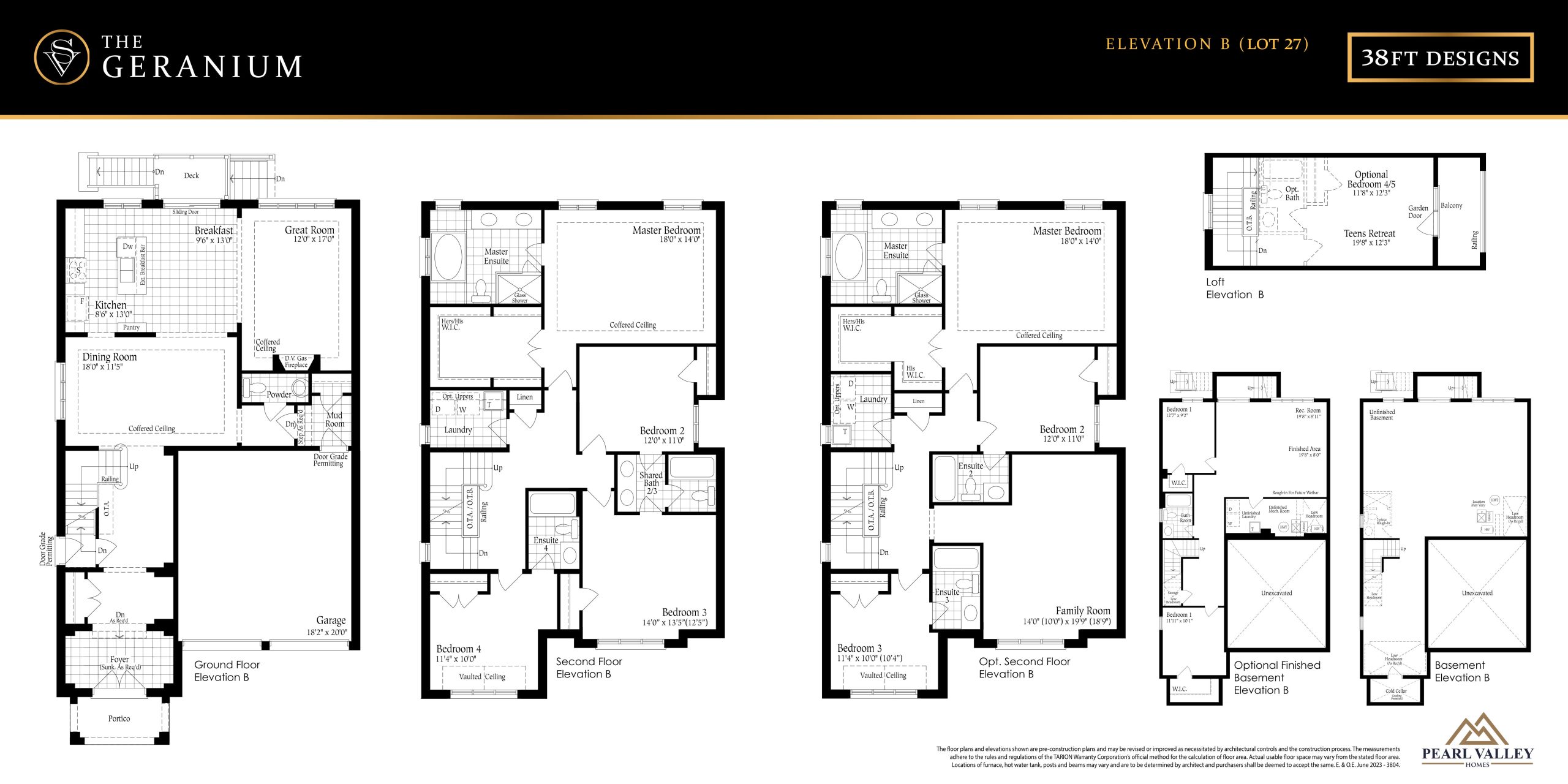 The Geranium floor plan