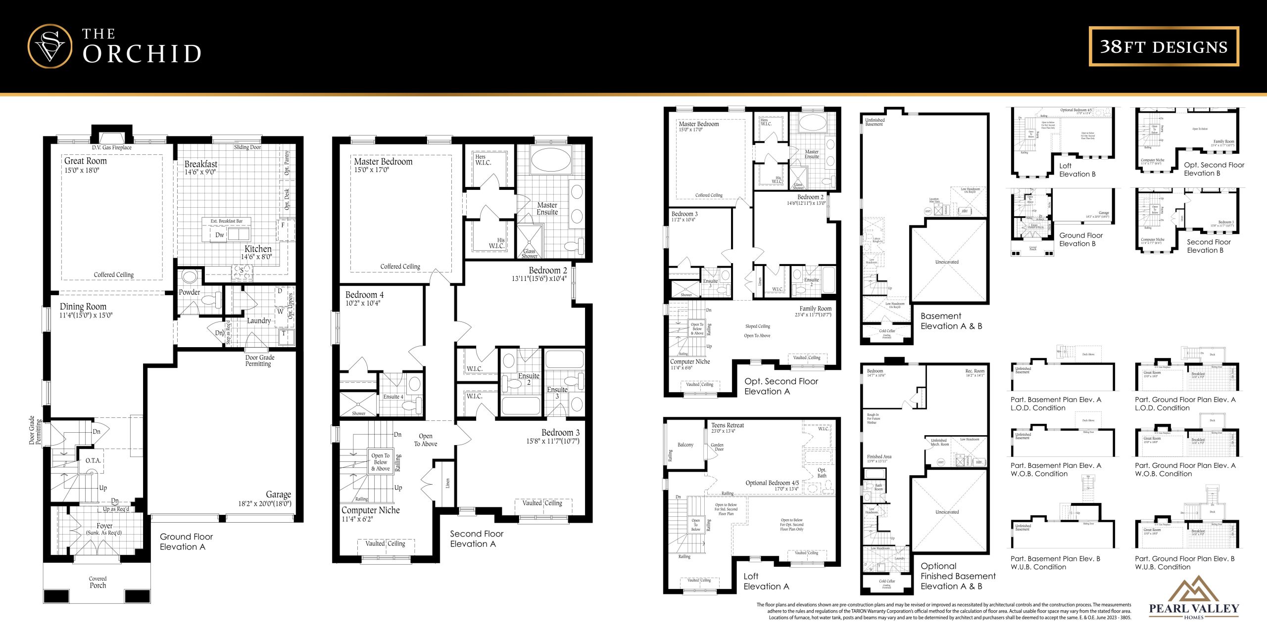 The Orchid floor plan