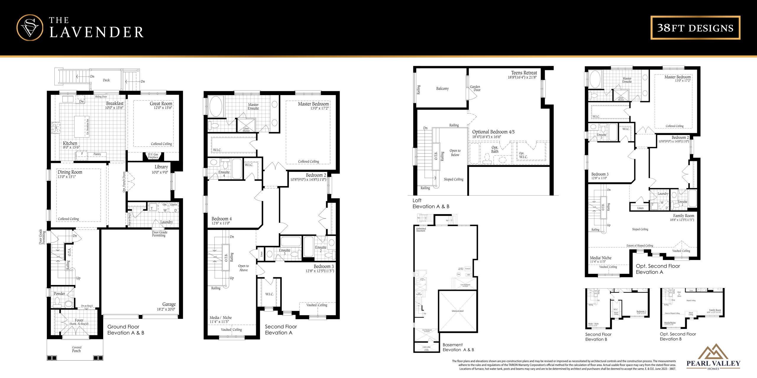 The Lavender floor plan