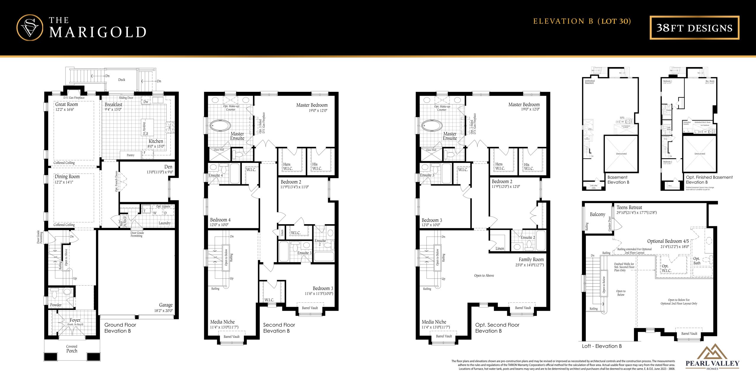 The Marigold floor plan