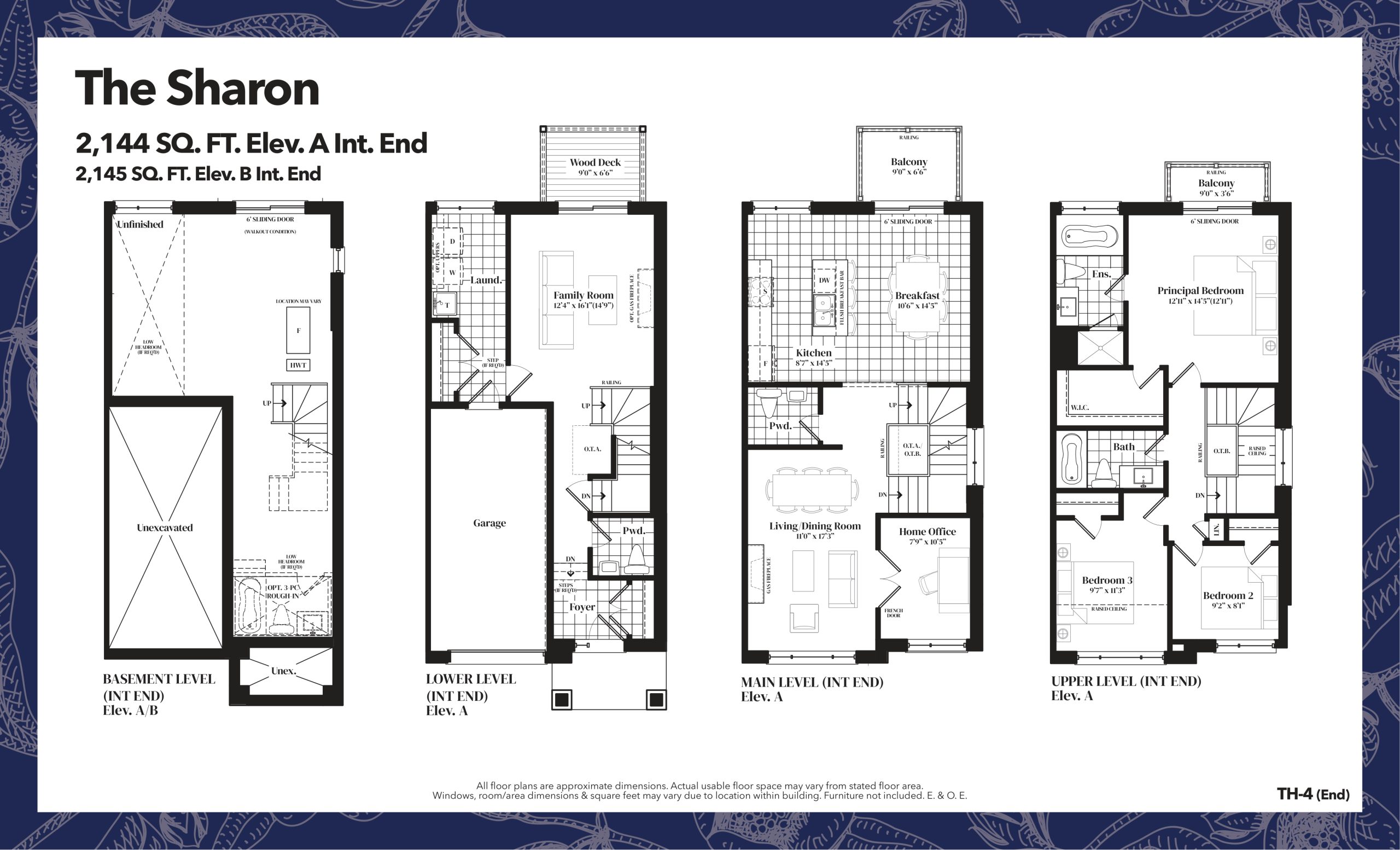 The Sharon (End) floor plan