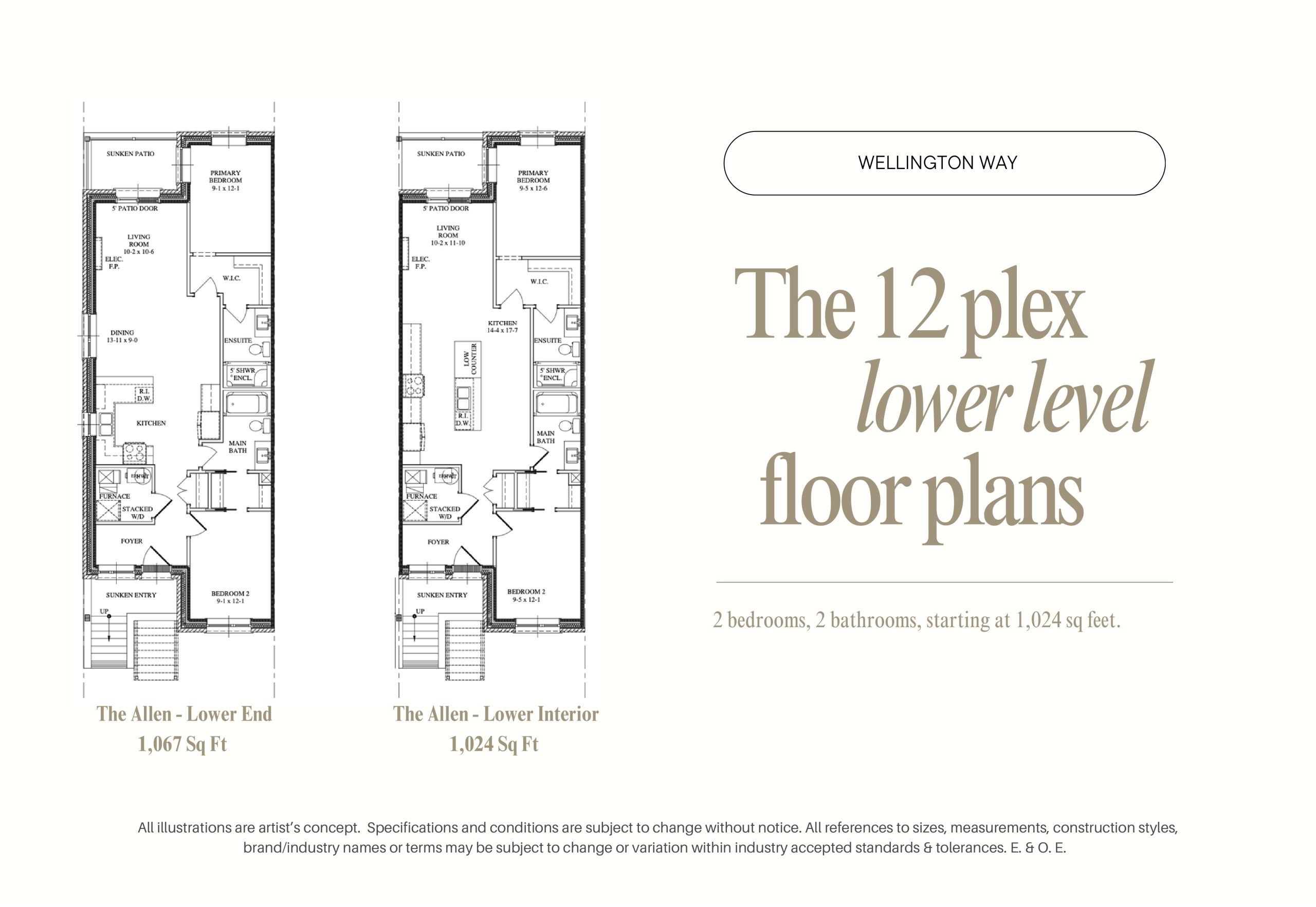 The Allen - Lower Interior floor plan