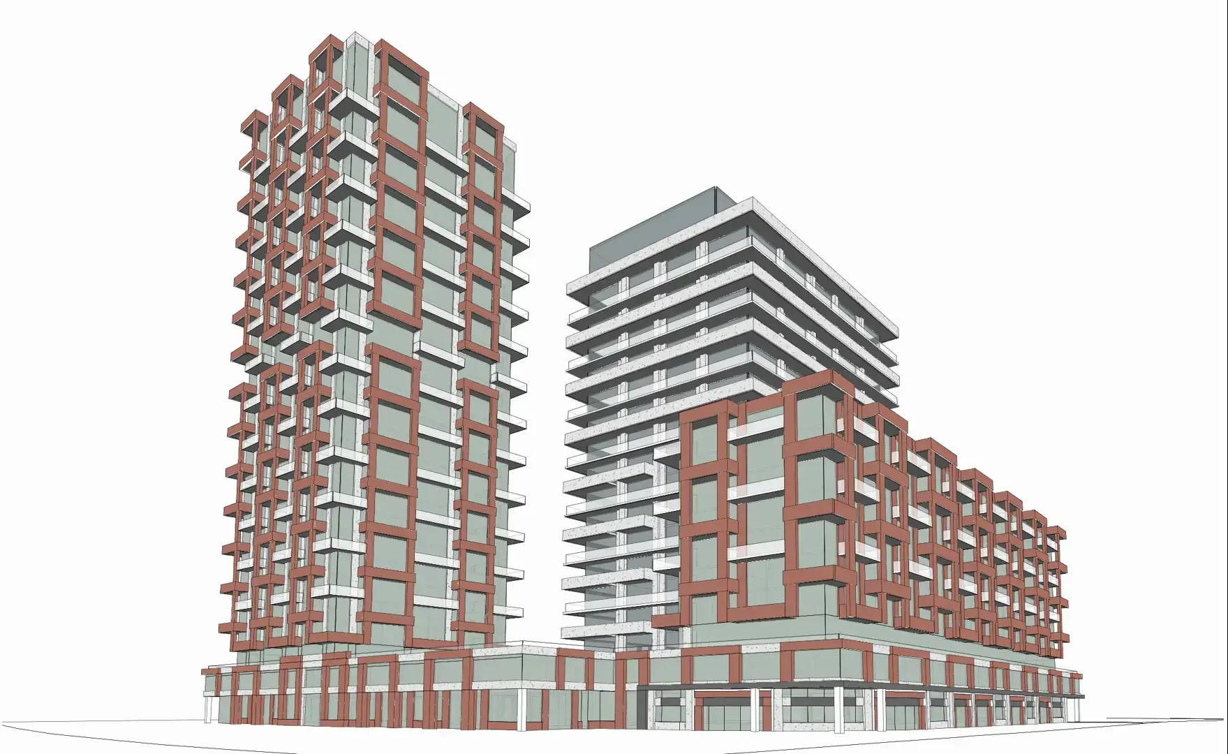2300 John Street in Markham — rendering 3