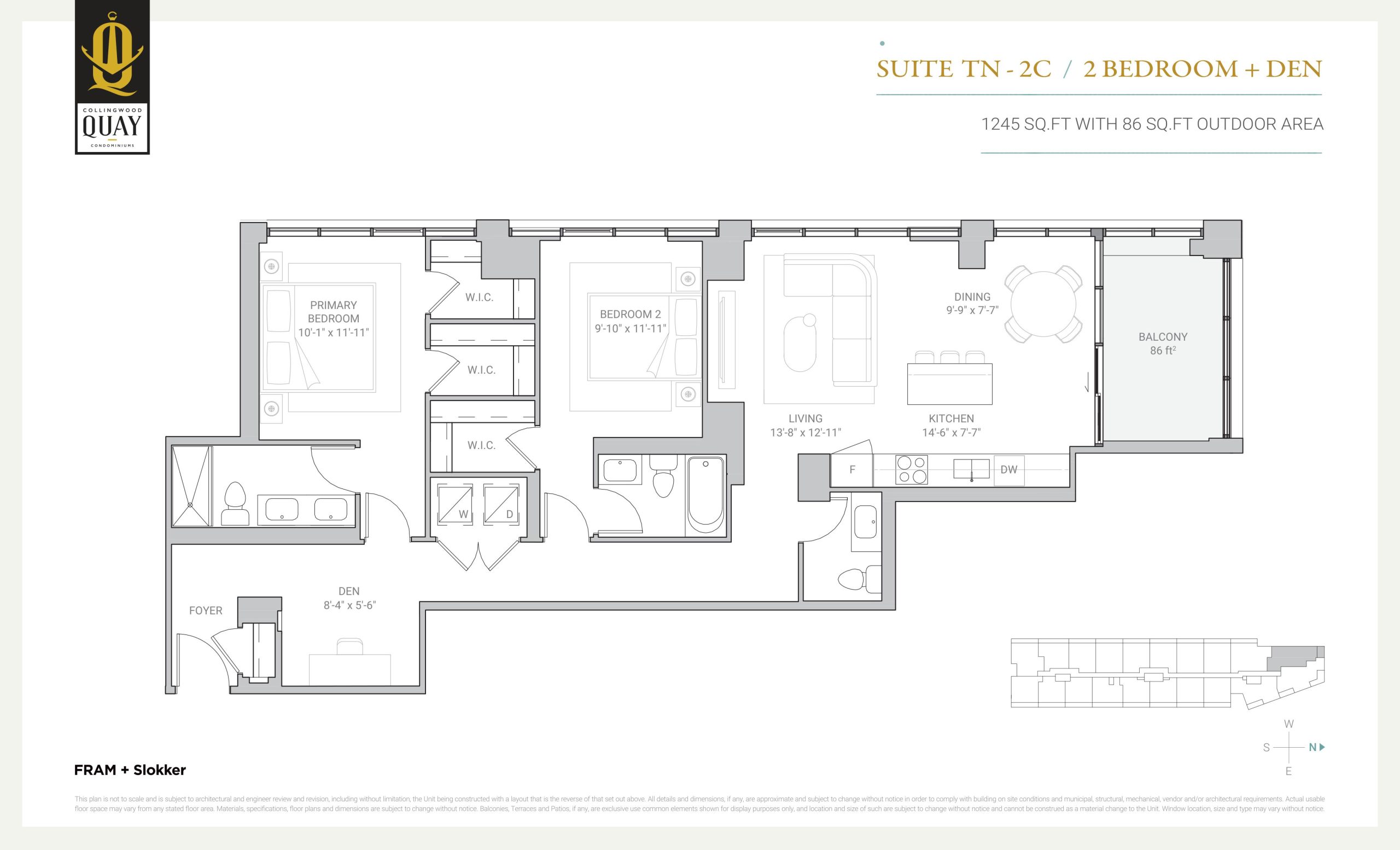 Suite TN-2C floor plan