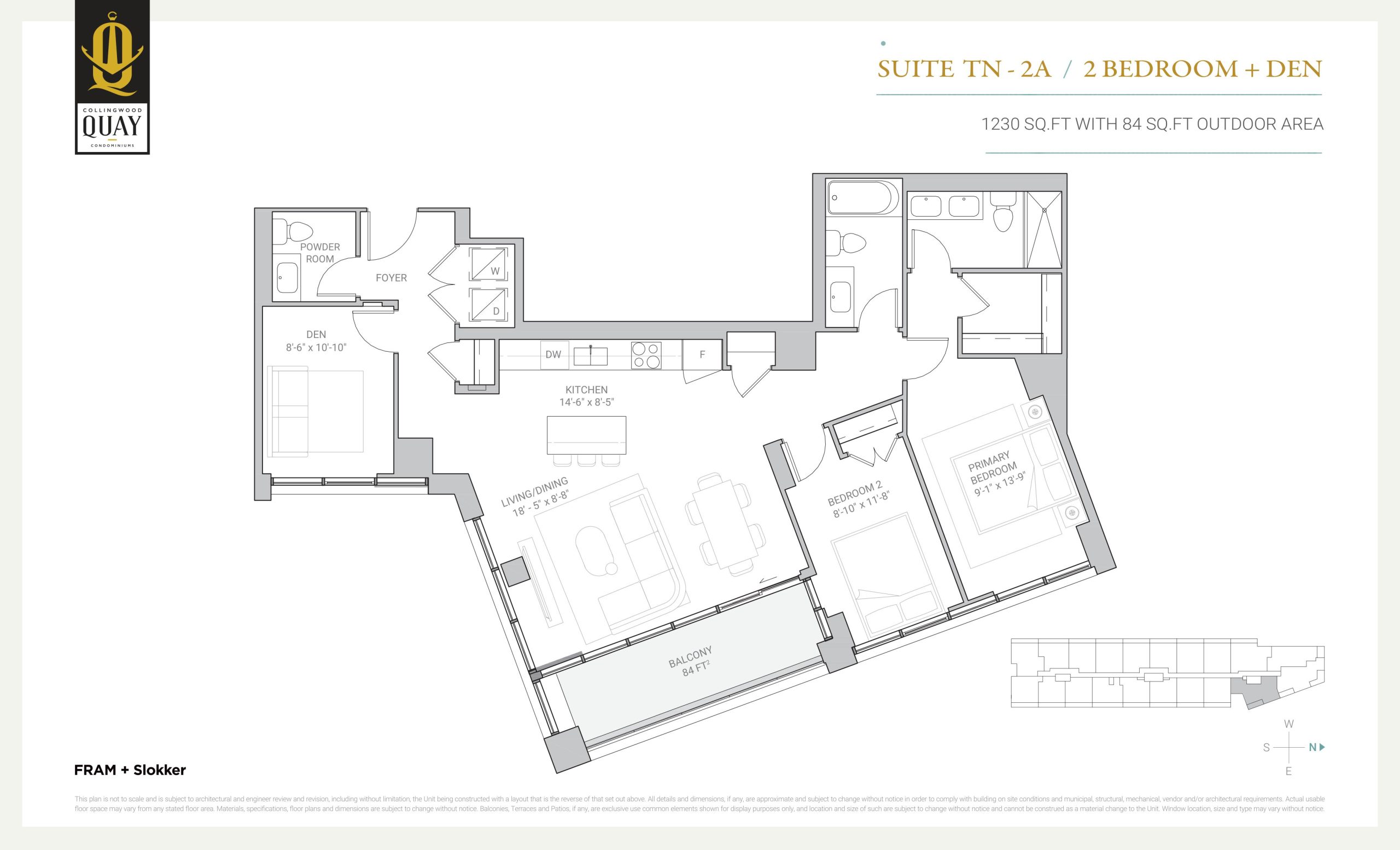 Suite TN-2A floor plan