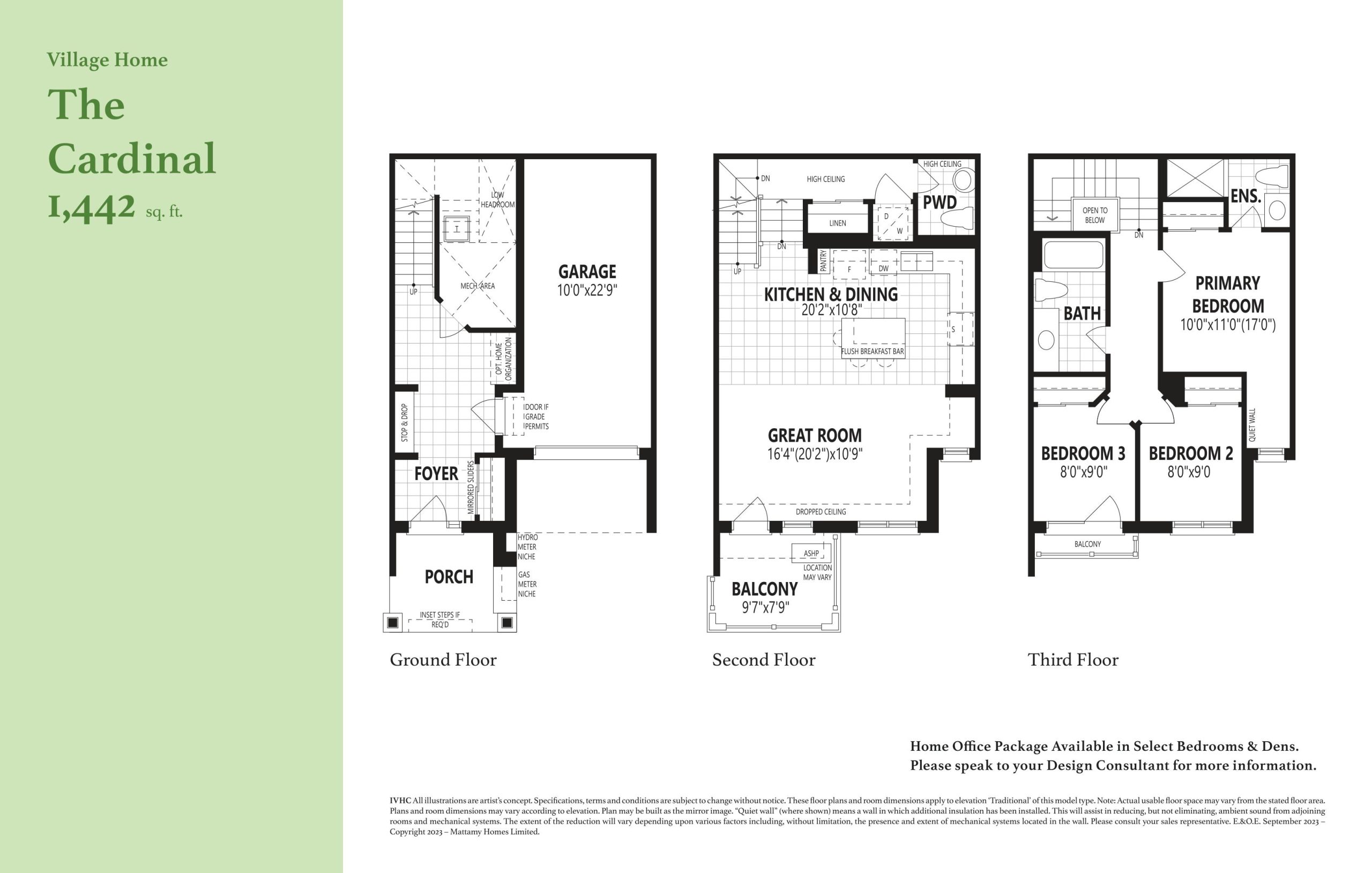The Cardinal floor plan