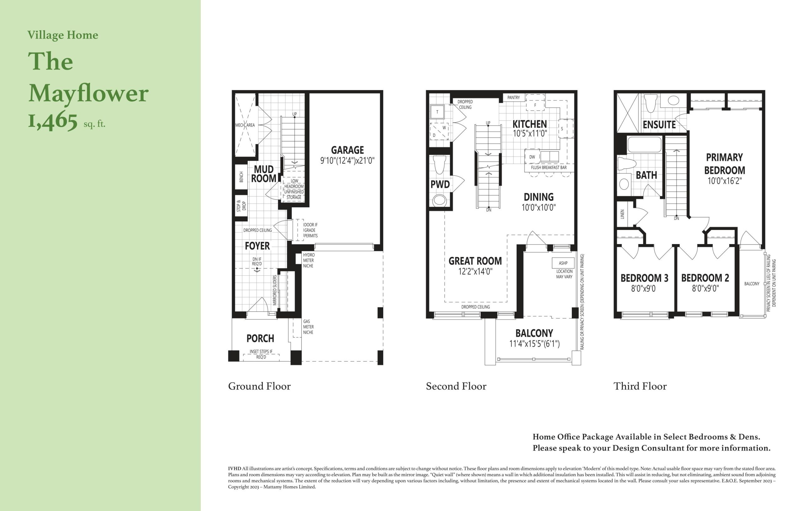The Mayflower floor plan