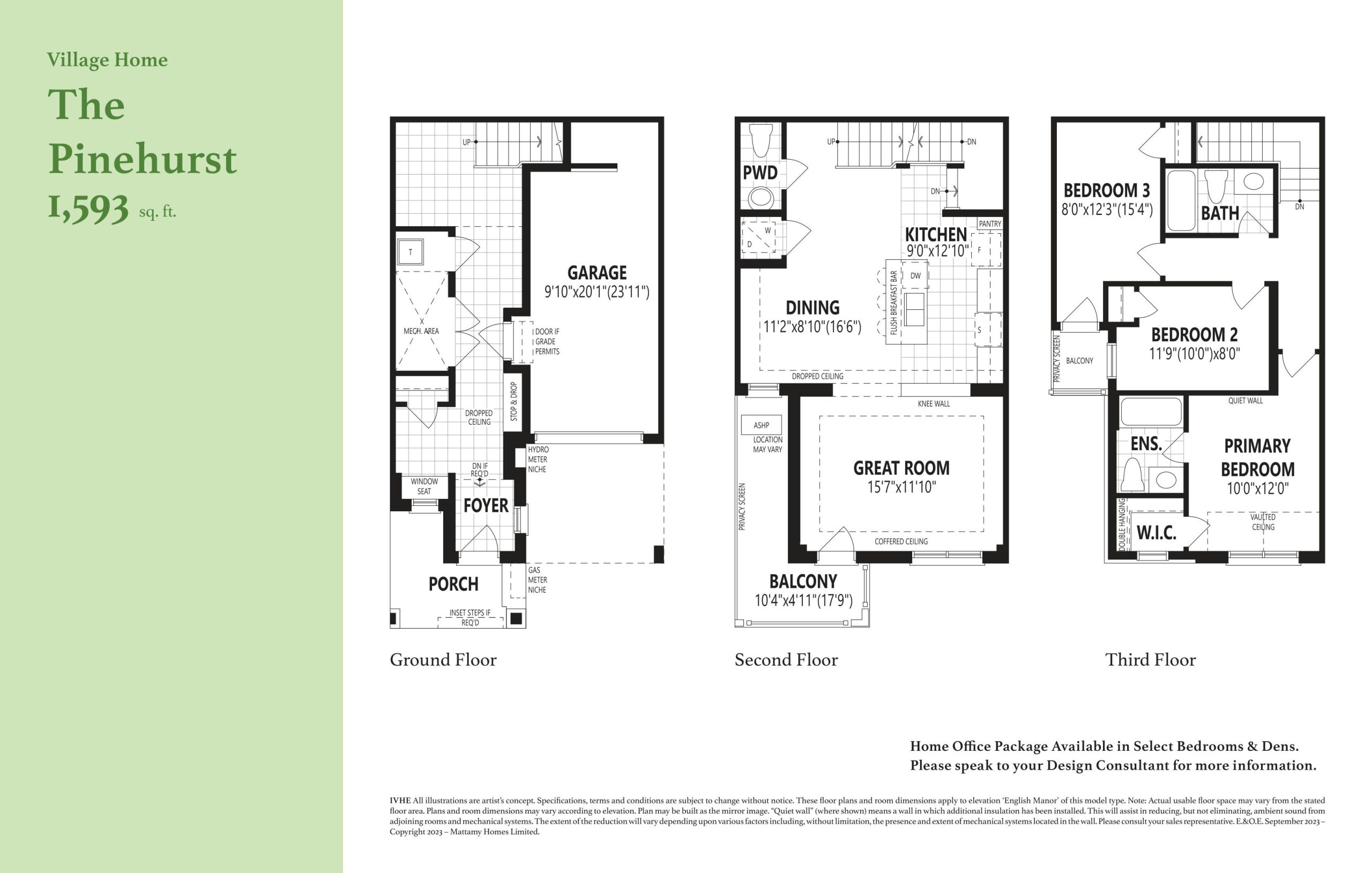 The Pinehurst floor plan