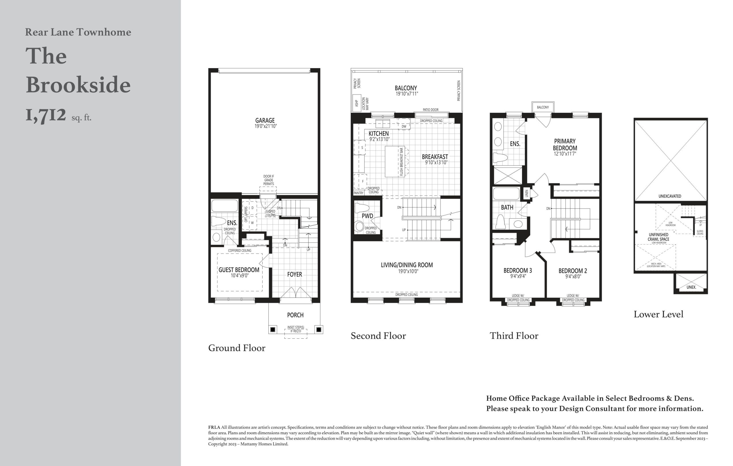 The Brookside floor plan
