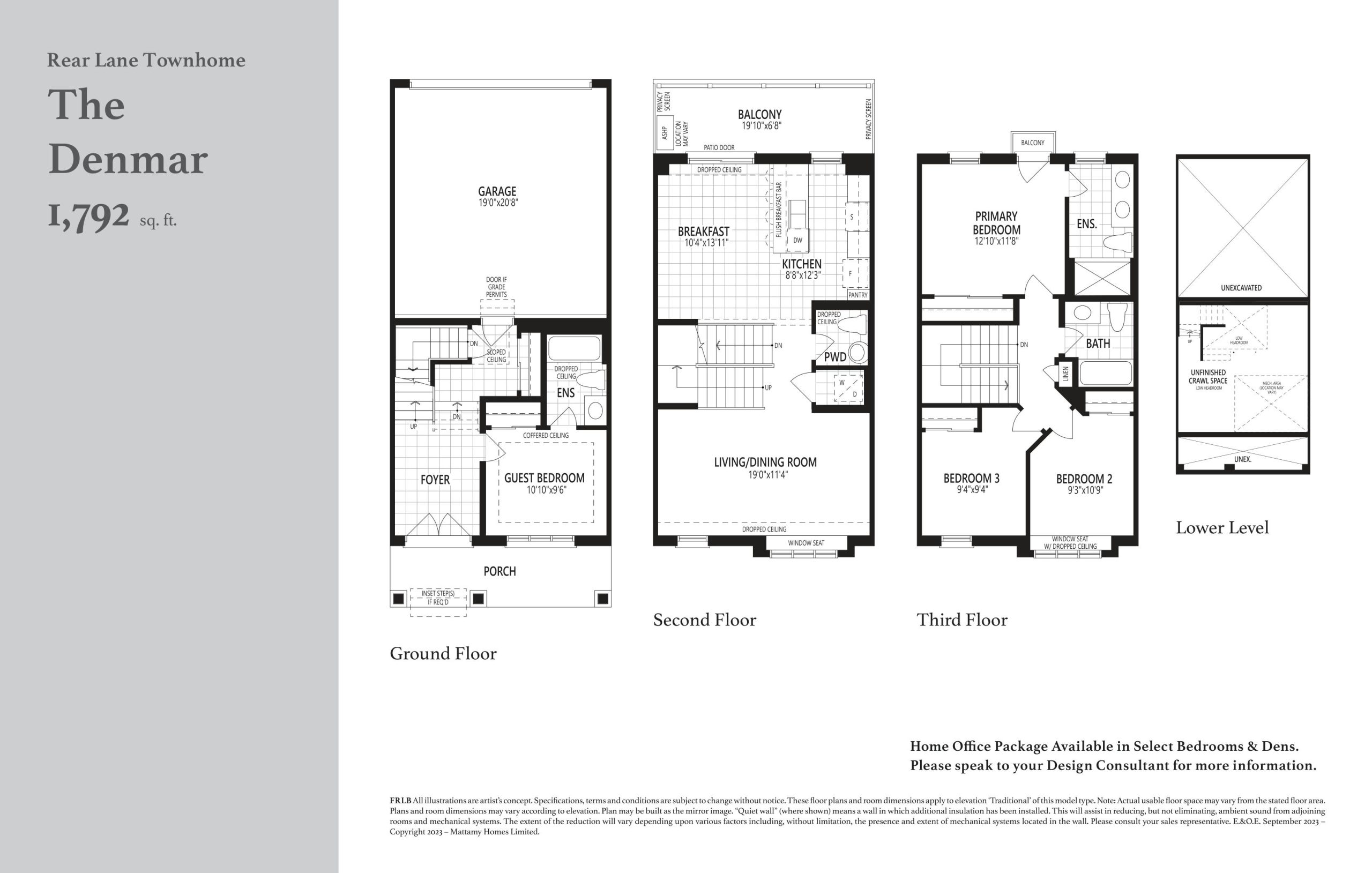 The Denmar floor plan