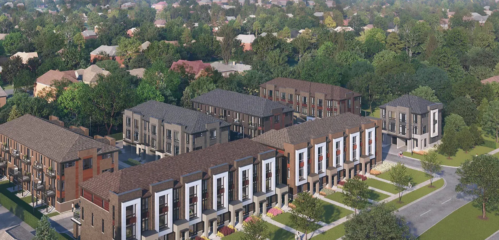 Hillcrest Town in Richmond Hill — rendering 3